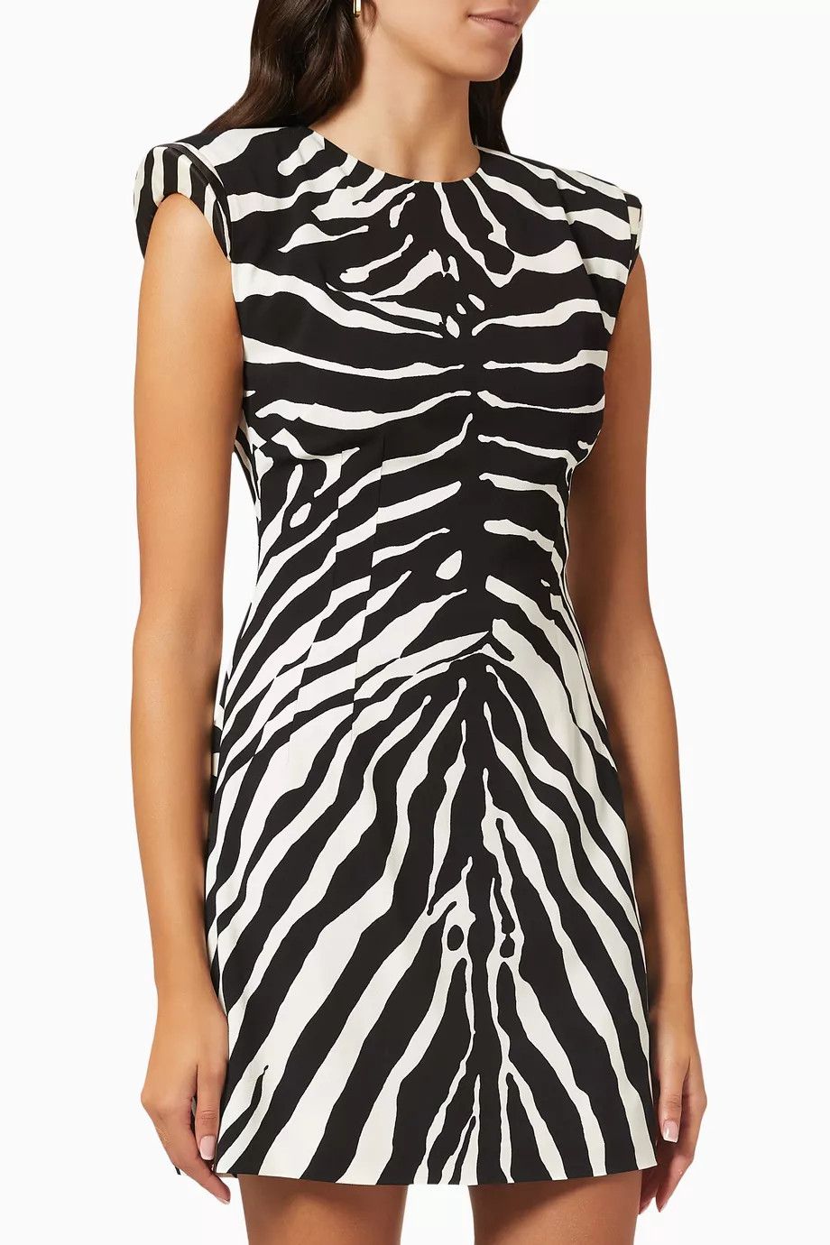 Dolce & Gabbana o1y0825 Sleeveless Mini Dress in Black/White Size M / US 6-8 / IT 42-44 - 1 Thumbnail