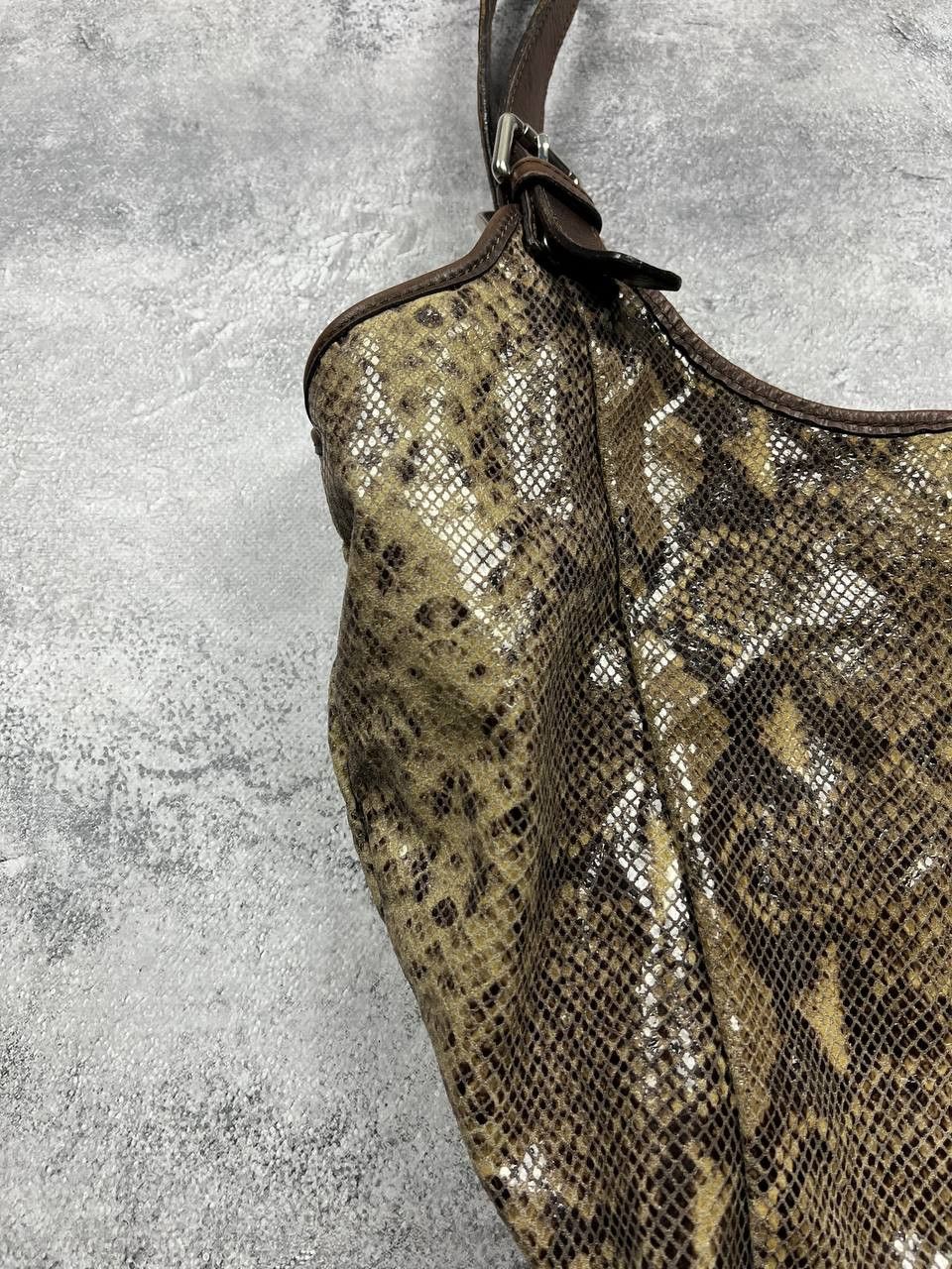Vintage Vintage Leather Snake Skin Tote Bags Avant-Garde Size ONE SIZE - 6 Thumbnail