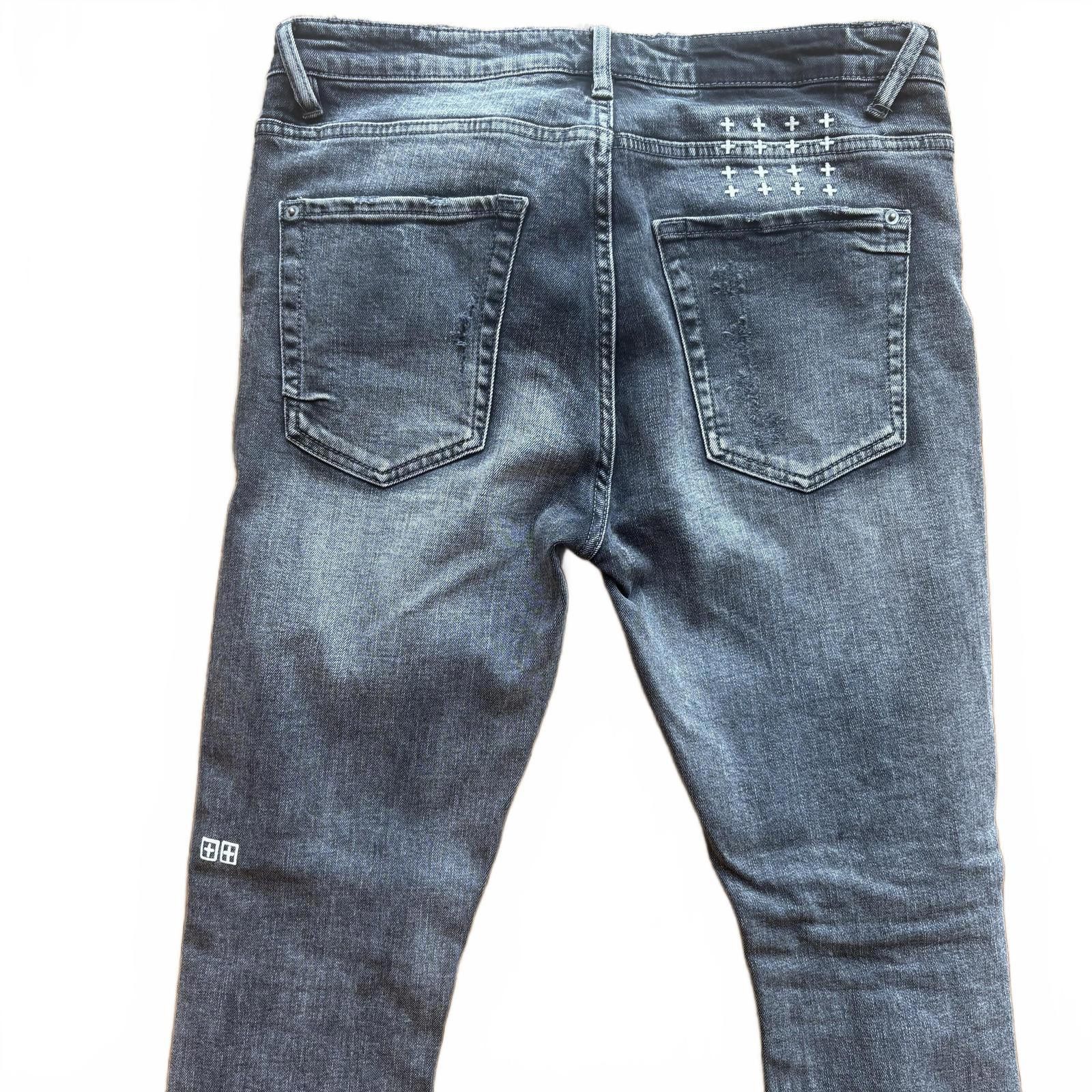 Ksubi Ksubi Black Van Winkle Angst Plateis Jeans Size US 33 - 6 Thumbnail