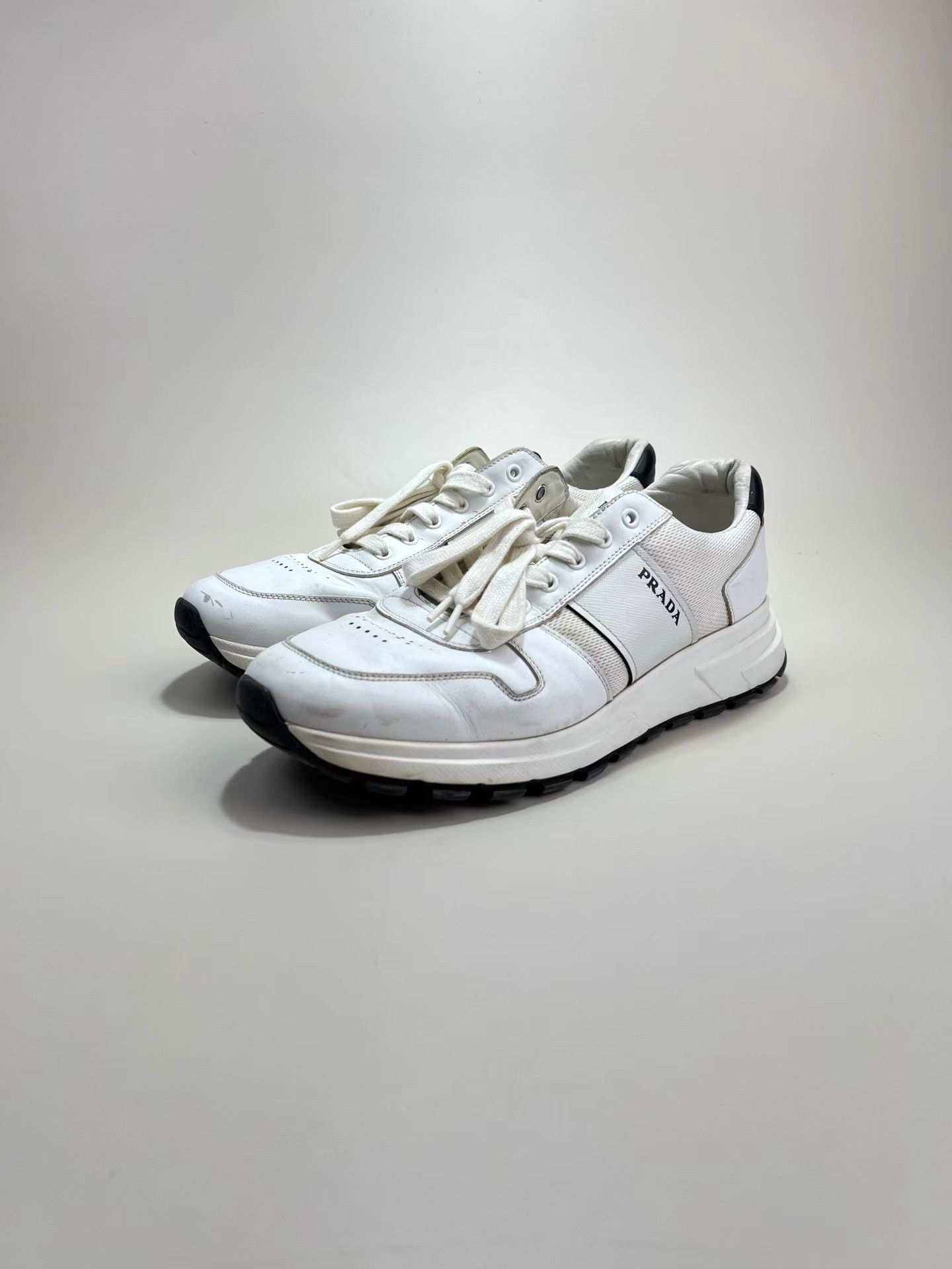 Prada PRADA White Sneakers Size US 9.5 / EU 42-43 - 1 Thumbnail