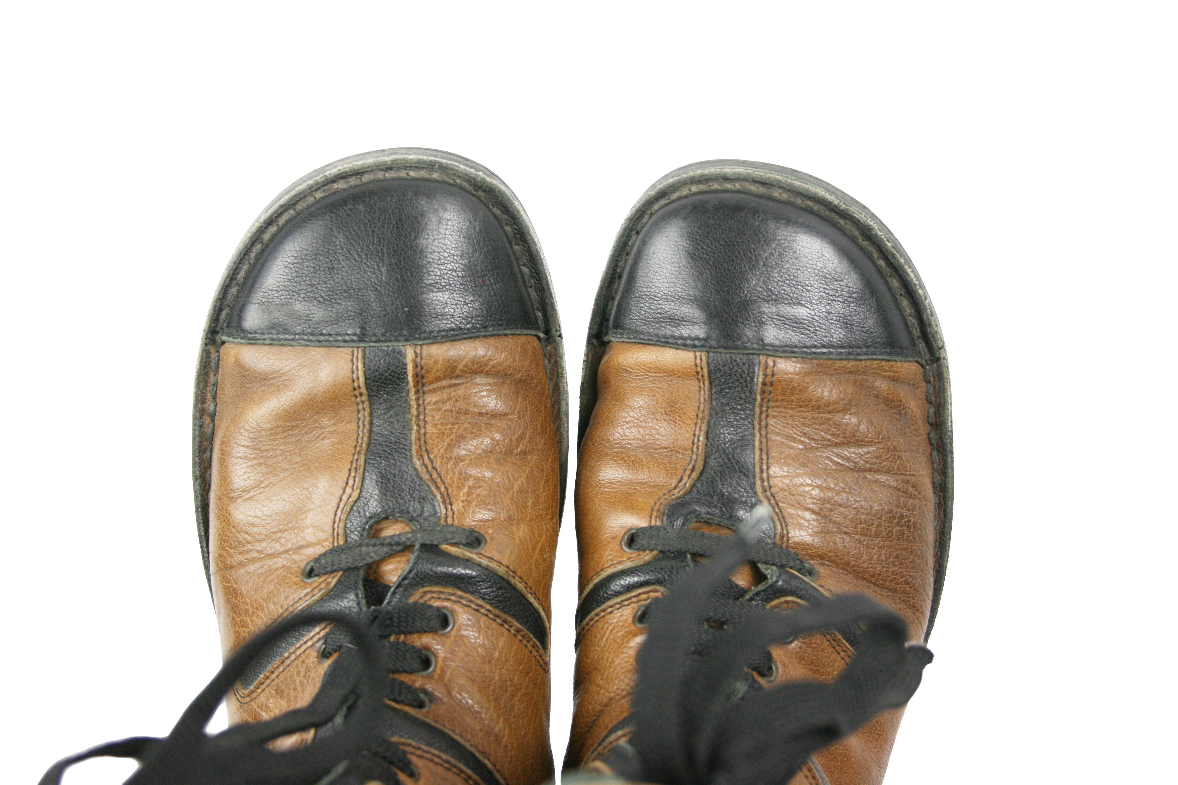 Japanese Brand Bubetti 00S Y2K Avant Garde Crepe Boots Vintage Size US 10.5 / IT 40.5 - 9 Thumbnail