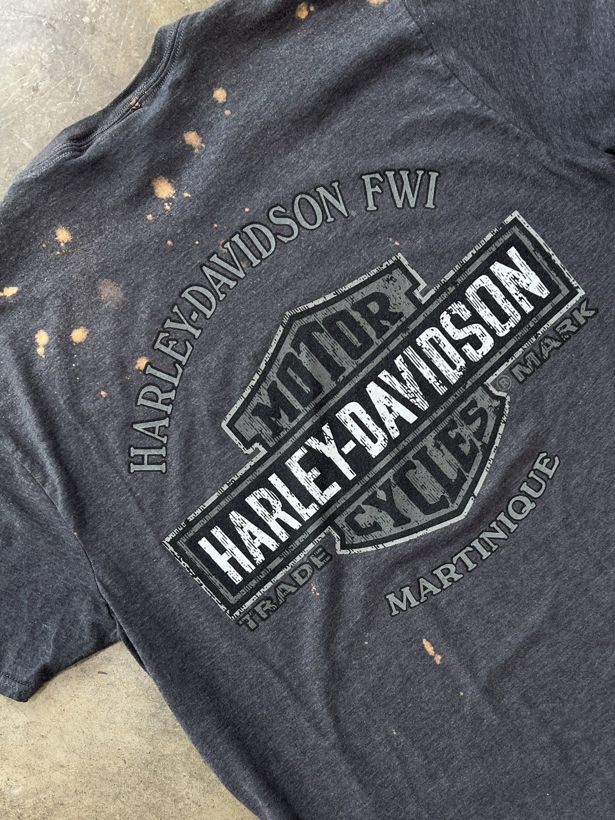 Harley Davidson × Vintage Vintage Harley Davidson Vintage Martinique Tee Large Size US L / EU 52-54 / 3 - 4 Thumbnail