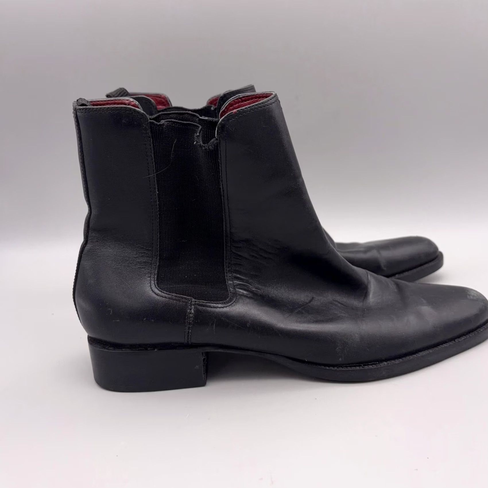 Ralph Lauren Ralph Lauren Womens 8 Black Leather Ankle Boots Chelsea LRL Size US 8 / IT 38 - 6 Thumbnail
