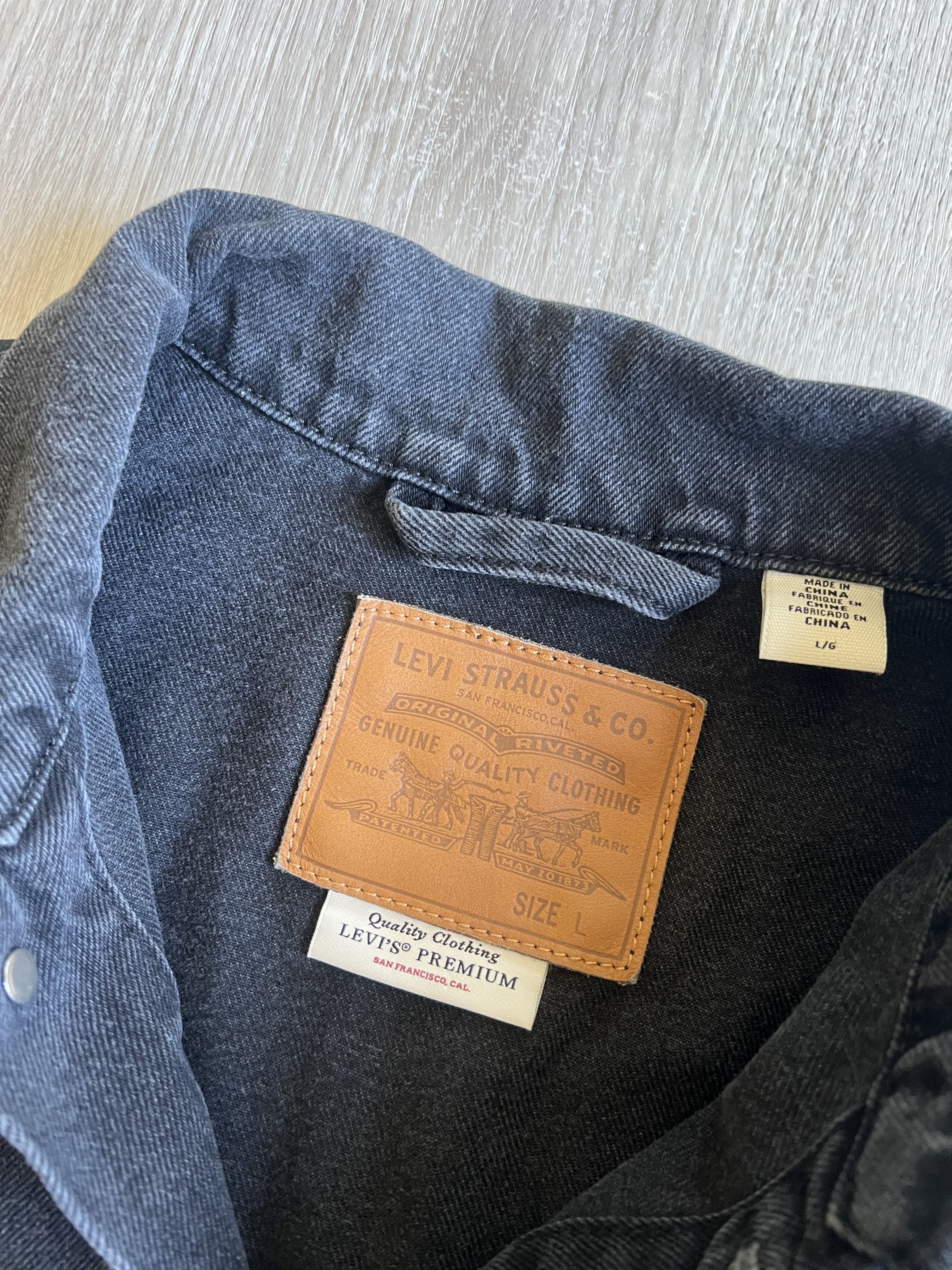 Levi's Levi’s "premium" Type II Trucker Jacket Work Wear Size US L / EU 52-54 / 3 - 3 Thumbnail