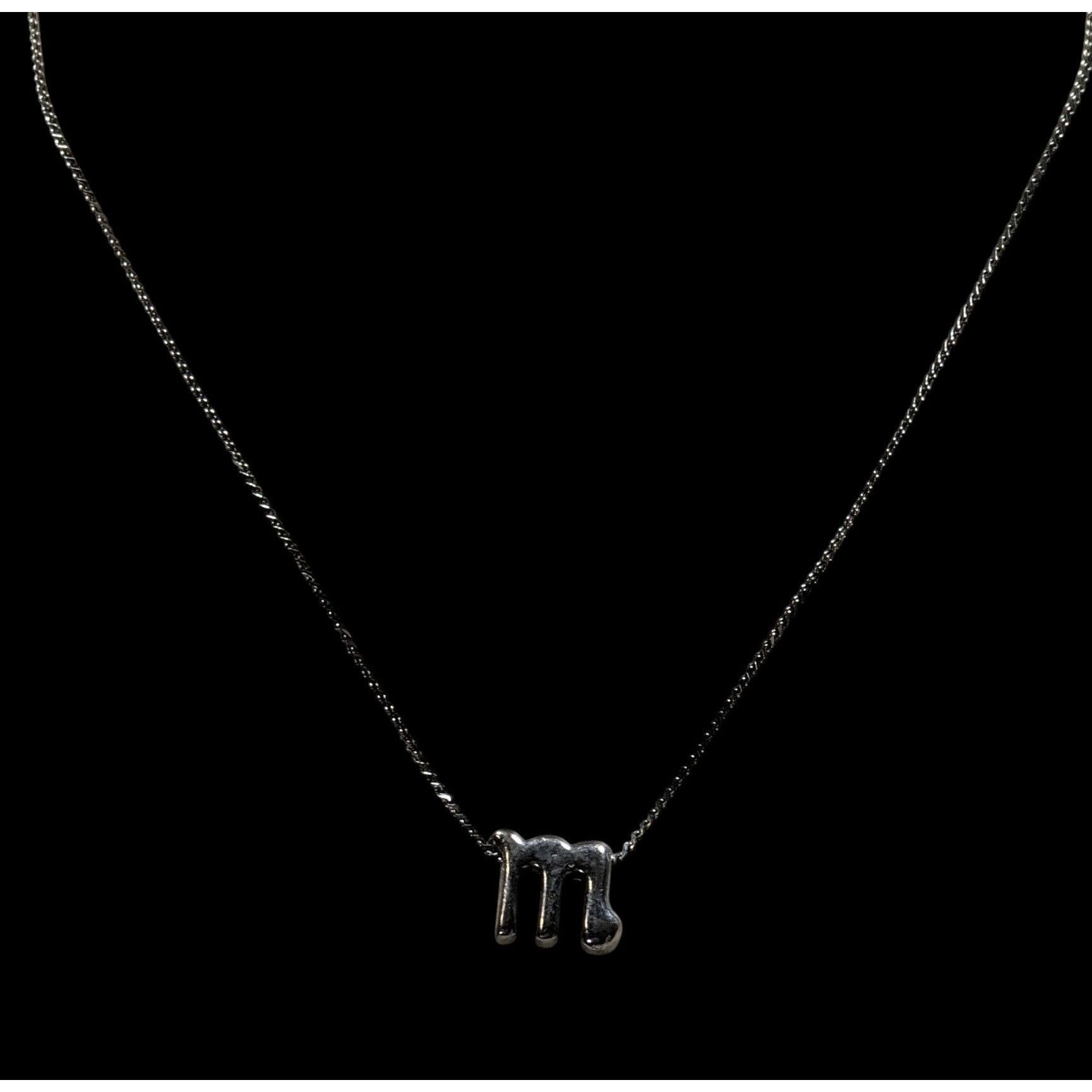 Other Scorpio Pendant Necklace Silver Tone On Dainty Rope Chain Size ONE SIZE - 6 Thumbnail