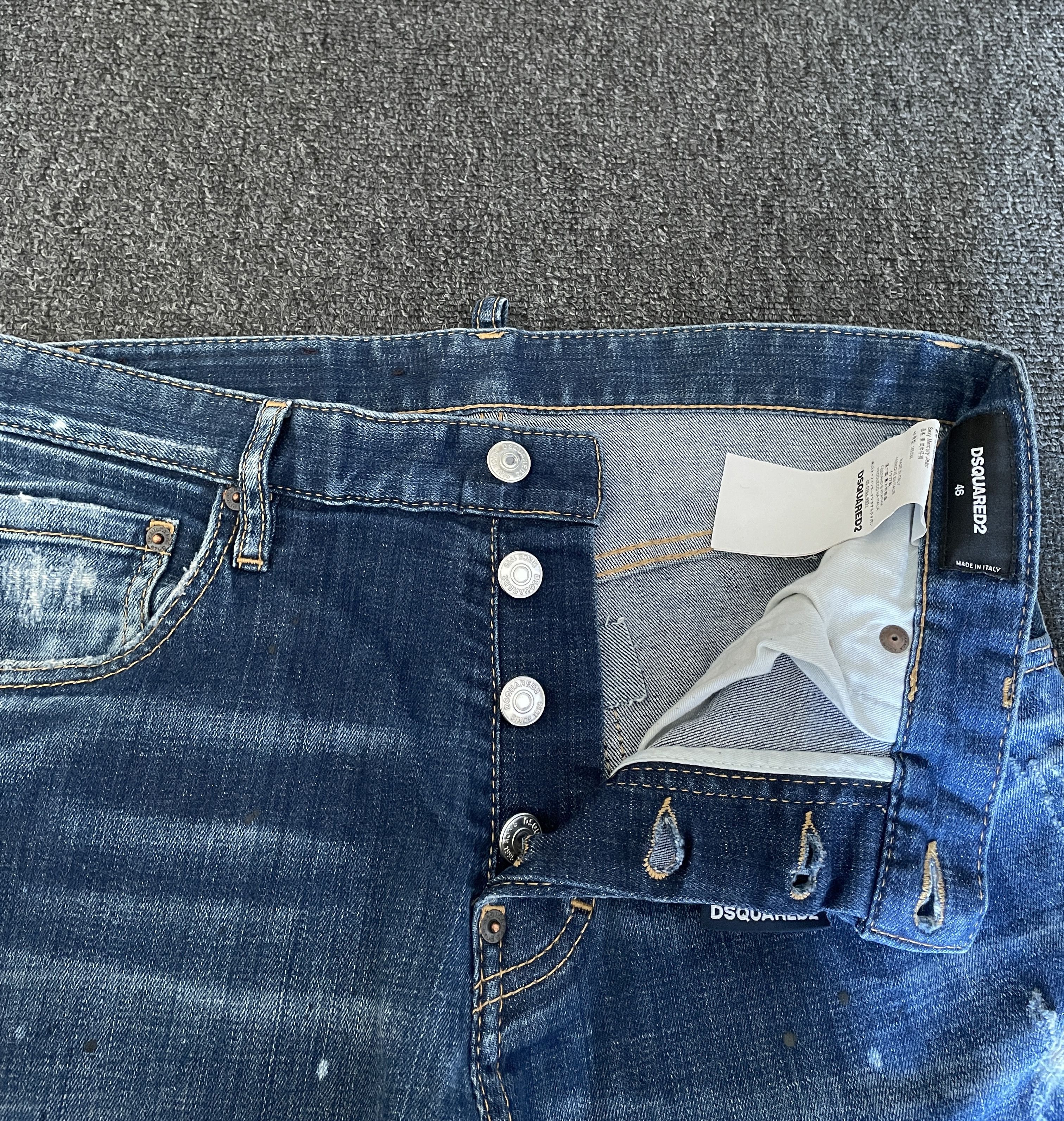 Dsquared2 Dsquared2 men's stretch jeans size 46/30 Size US 30 / EU 46 - 7 Thumbnail