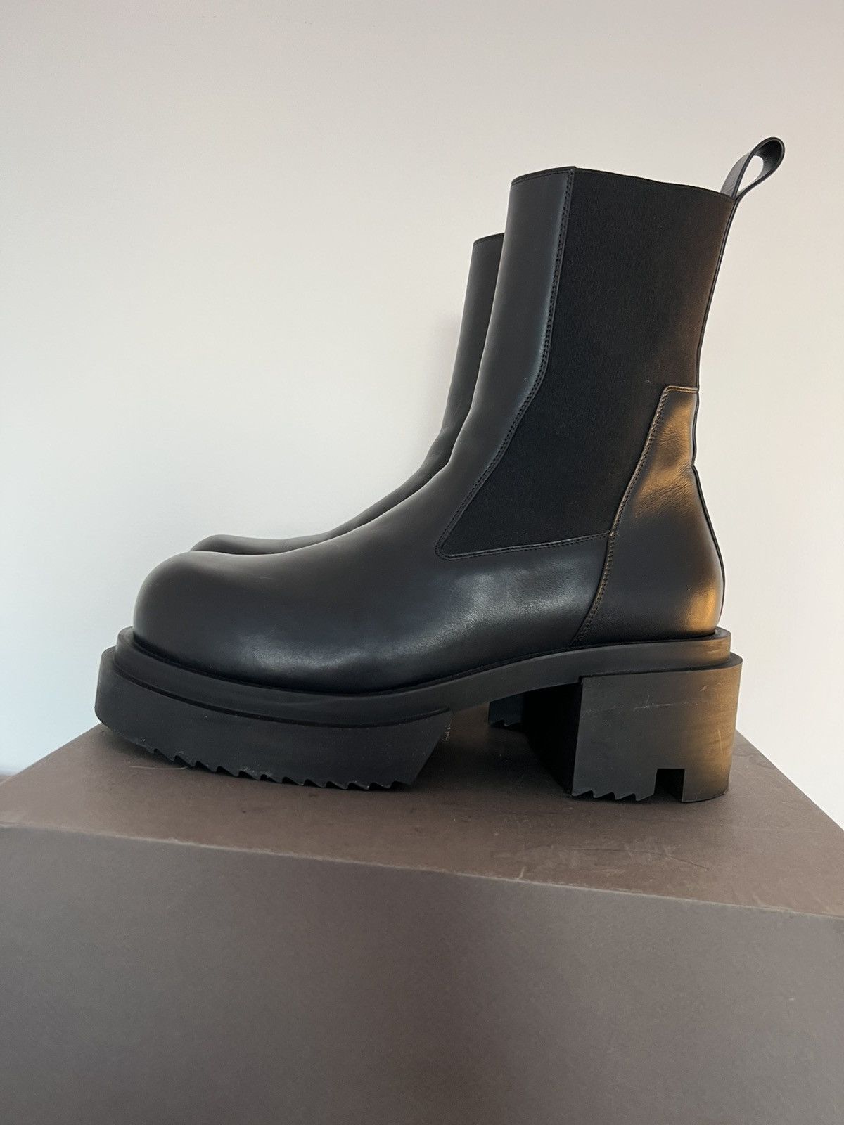 Rick Owens Rick ownes bogun leather boots Size US 11 / EU 44 - 1 Thumbnail