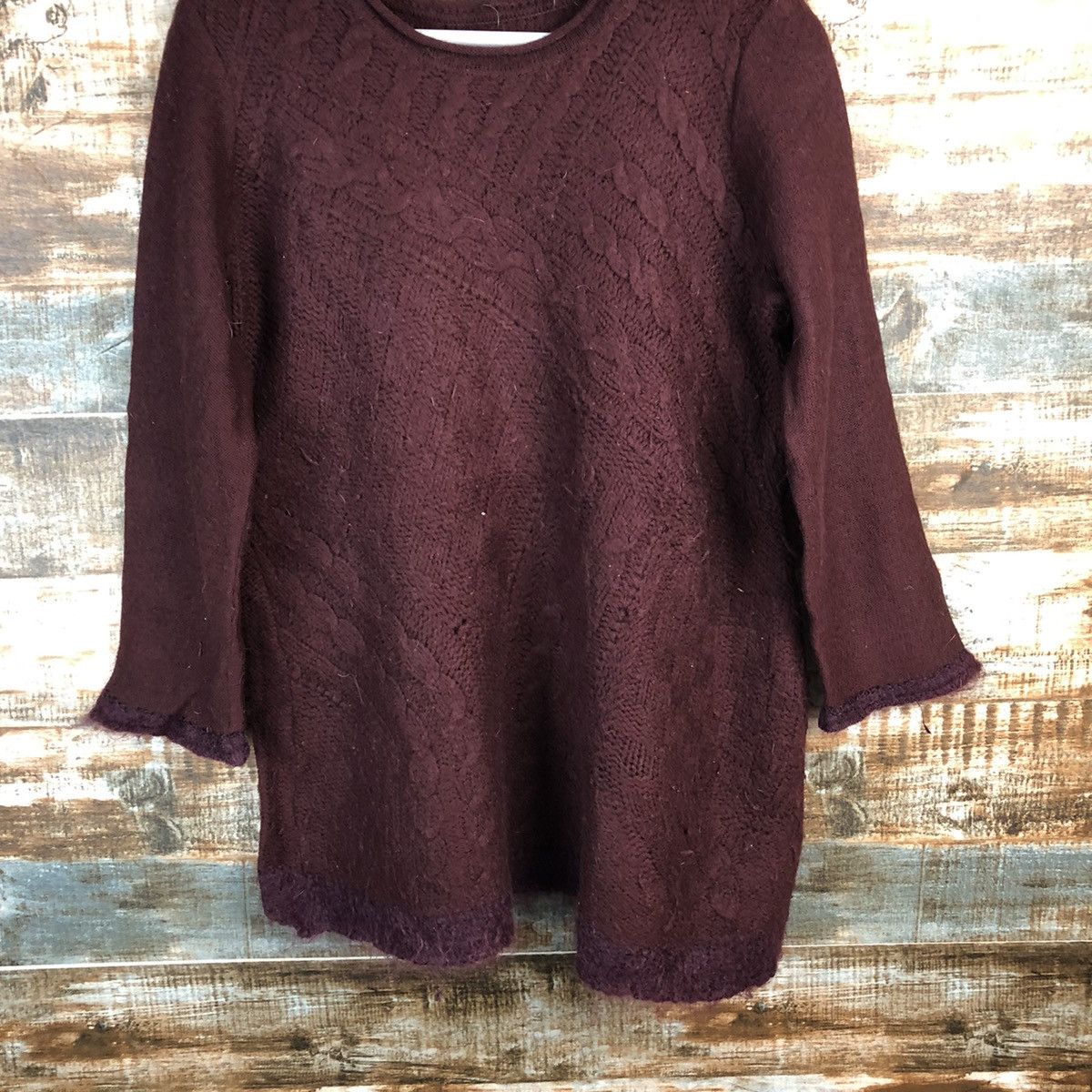 Homespun Knitwear Japan streetwear Purple Knitwear #A1259 Size M / US 6-8 / IT 42-44 - 3 Thumbnail