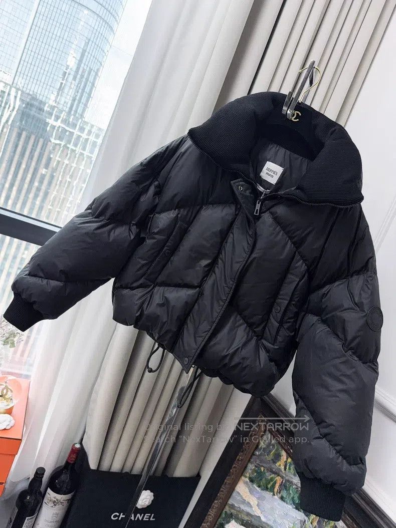 Hermes Hermes Black Collar Goose Down Jacket Size XXS / US 00 / IT 34 - 8 Thumbnail