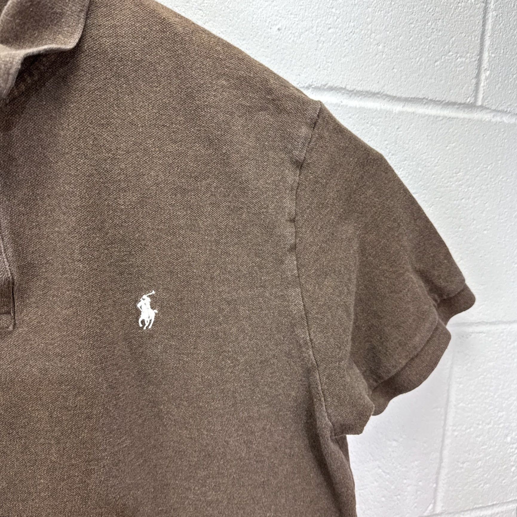 Polo Ralph Lauren VINTAGE Polo Ralph Lauren Polo Shirt Mens XL Short Sleeve Brown Cotton Casual Preppy Golf City Size US XL / EU 56 / 4 - 5 Thumbnail