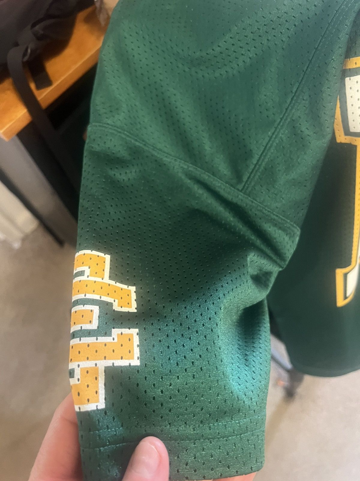 Eric Emanuel Eric Emanuel EE Miami football jersey green & yellow large Size US L / EU 52-54 / 3 - 8 Thumbnail