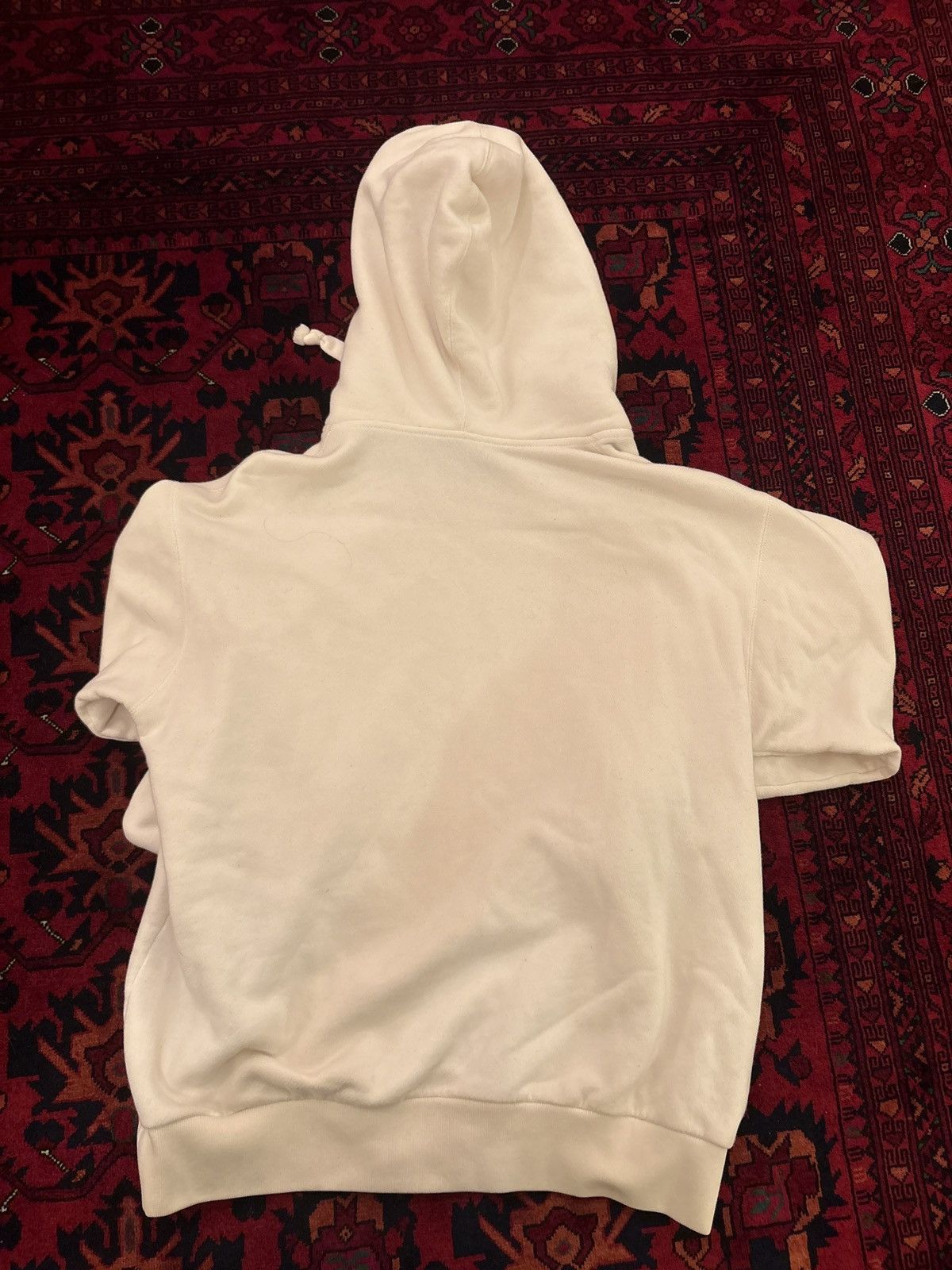 Gucci Gucci white red logo hoodie Size US S / EU 44-46 / 1 - 9 Thumbnail