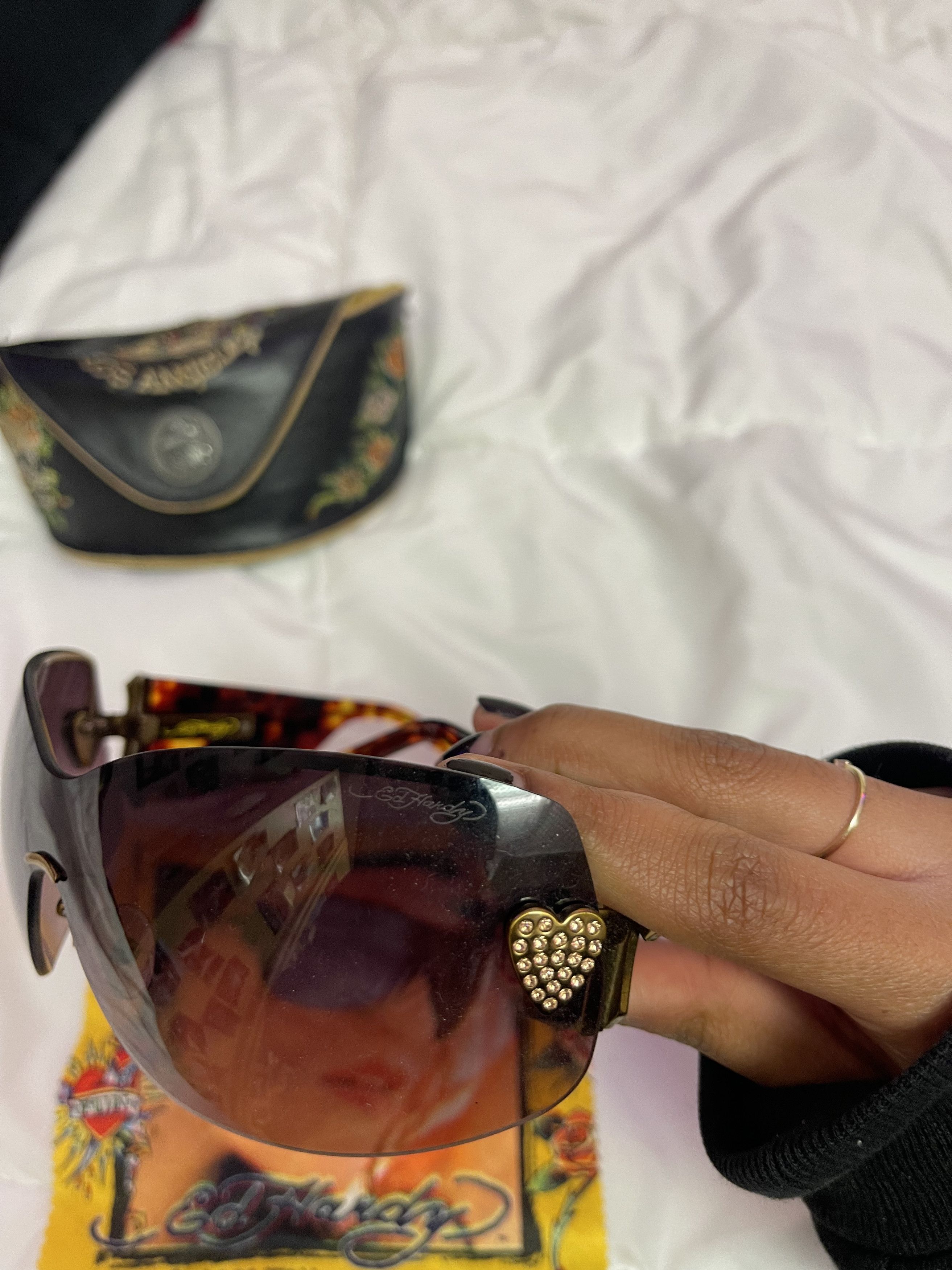 Ed Hardy Ed Hardy Vintage Sunglasses Size ONE SIZE - 3 Thumbnail