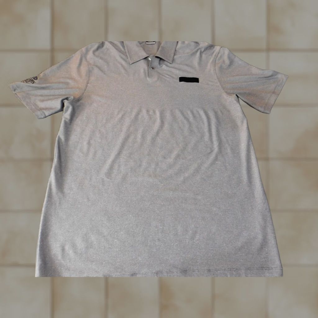 Nike Tiger Woods Nike Polo Mens Medium Gray Dri-fit Golf Stretch Active Polo Shirt Size US M / EU 48-50 / 2 - 1 Thumbnail