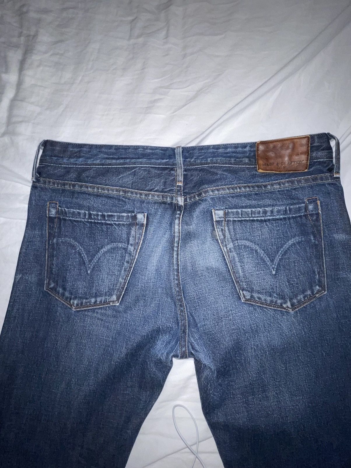 Levi's Barney’s/Levi’s Made and Crafted Tack Slim Denim Size US 34 / EU 50 - 8 Thumbnail