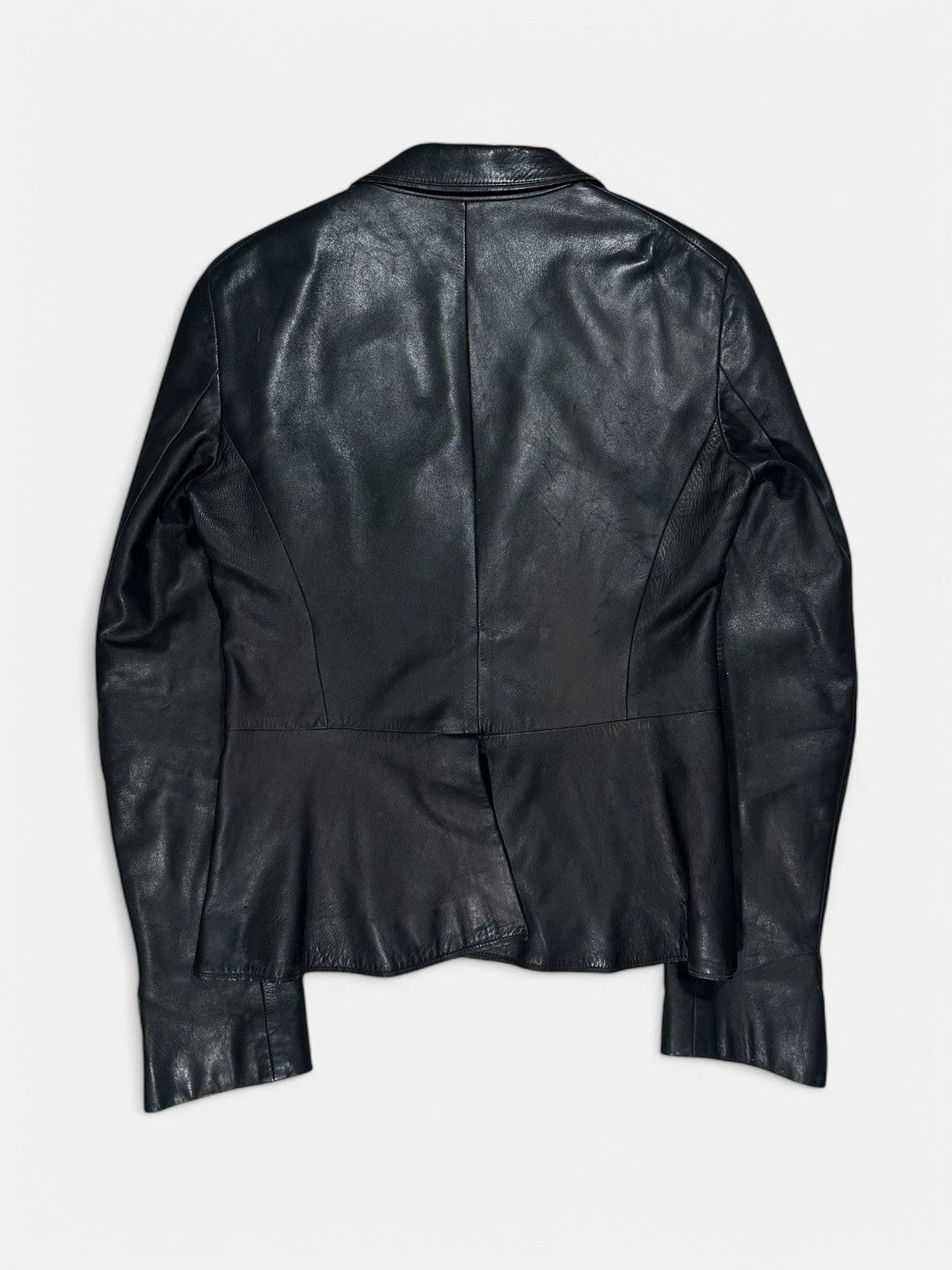 Gucci × Tom Ford Gucci - Tom Ford Leather Blazer Size S / US 4 / IT 40 - 2 Thumbnail