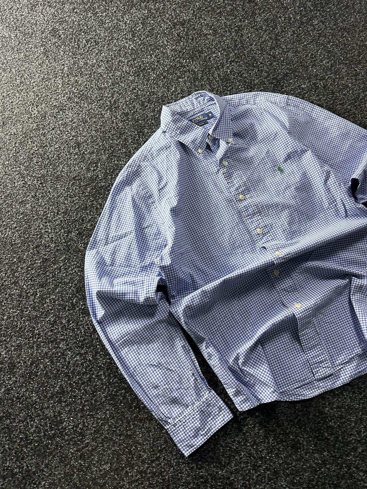 Polo Ralph Lauren × Ralph Lauren × Vintage ✅Polo Ralph Lauren Vintage Mens Long Sleeve Striped Shirt Size US M / EU 48-50 / 2 - 2 Thumbnail