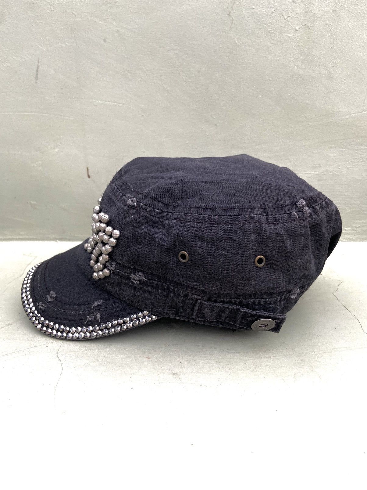 If Six Was Nine 2000s zircon studded patrol hat Size ONE SIZE - 5 Thumbnail