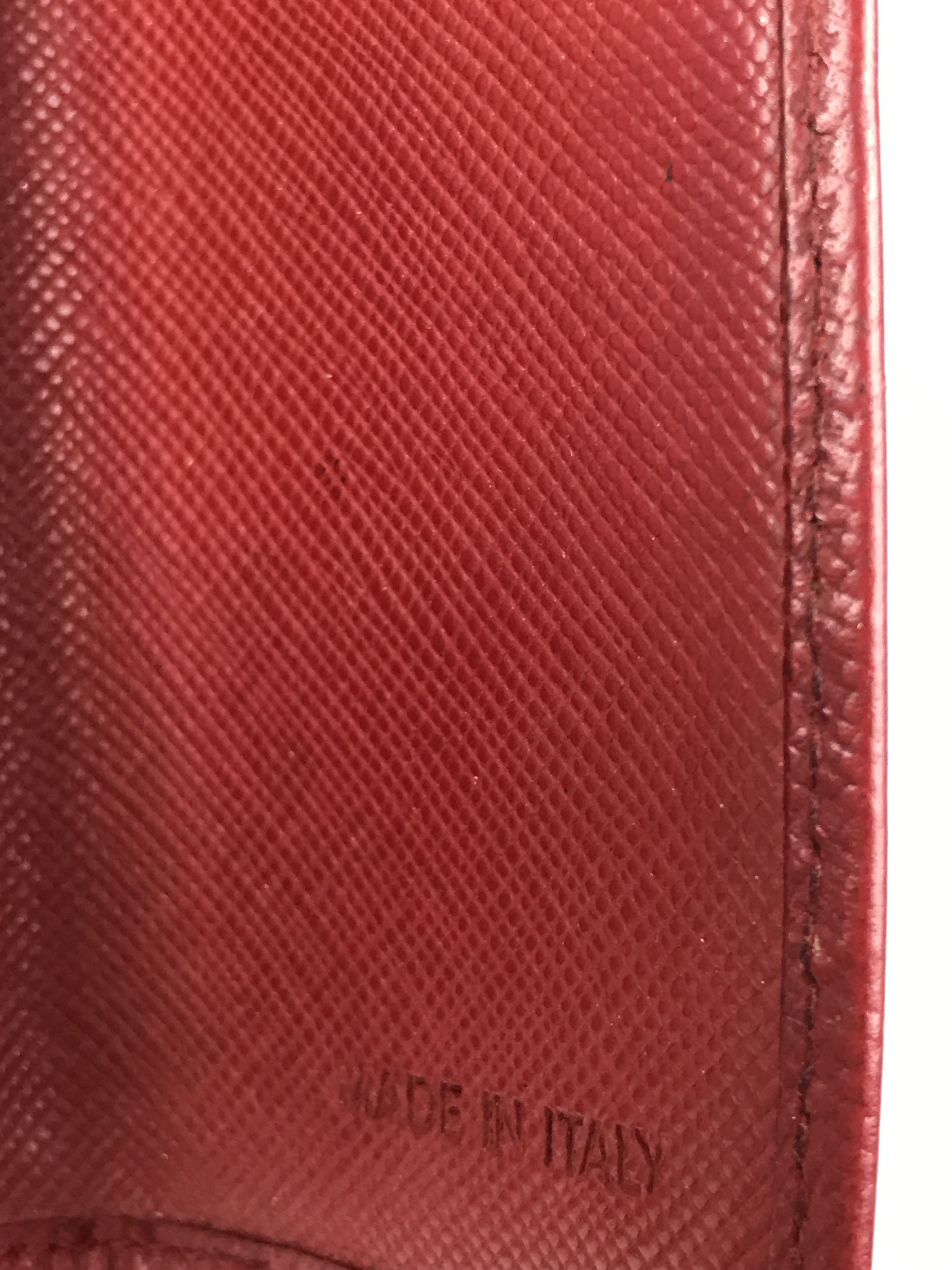 Prada × Vintage Vintage Prada Red Logo Trifold Wallet Size ONE SIZE - 12 Thumbnail