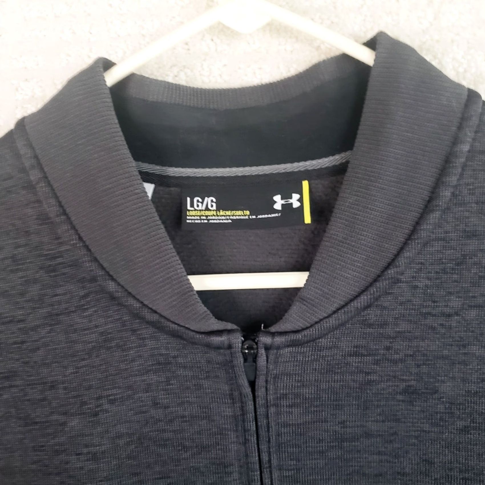 Under Armour Under Armour Vest Mens L Charcoal 1/4 Zip Stand-Up Collar Golf ColdGear Stretch Solid Gray Size US L / EU 52-54 / 3 - 4 Thumbnail