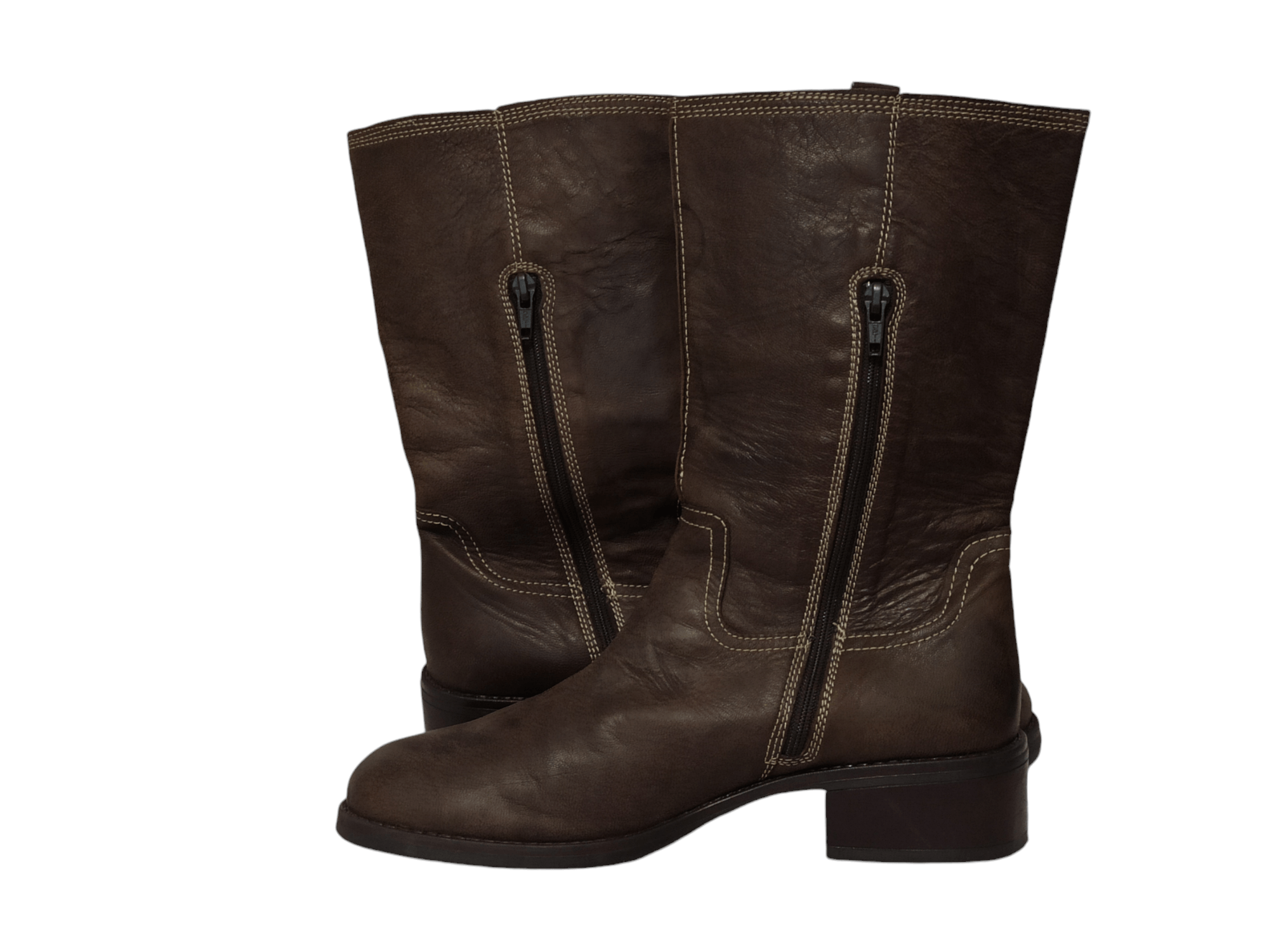 Clarks Leather Half Boots