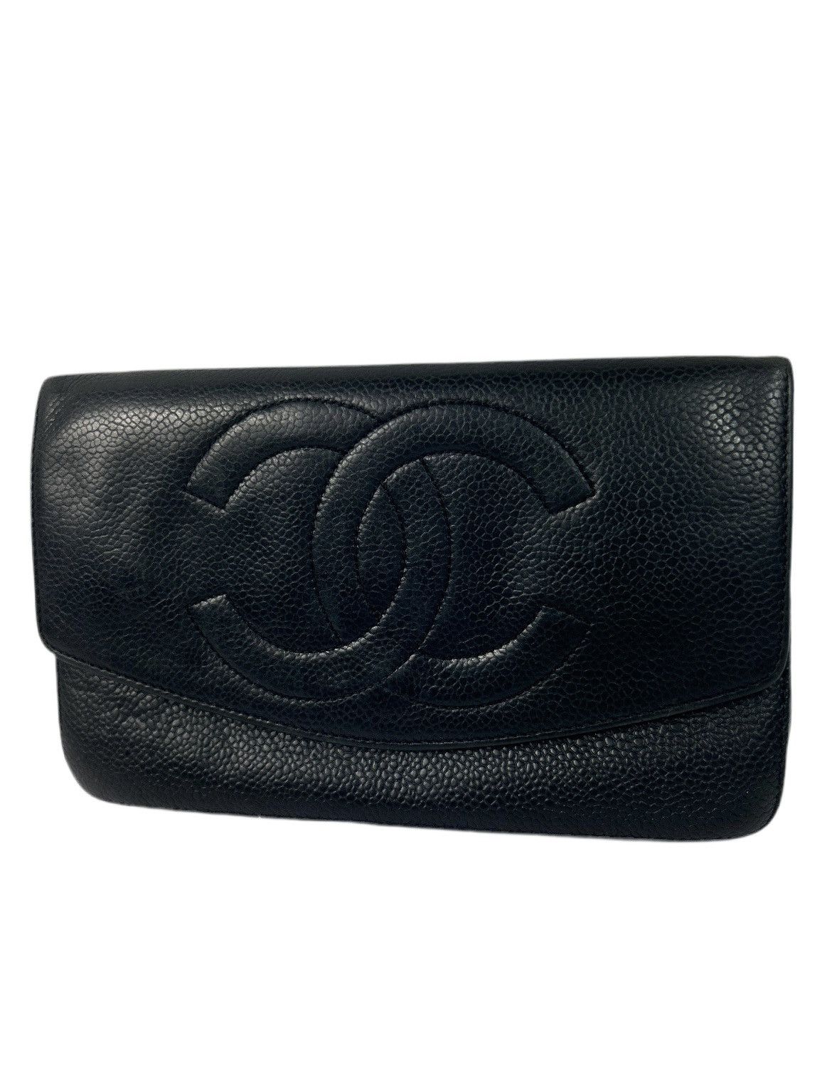Chanel Chanel CC Caviar Flap Wallet Size ONE SIZE - 1 Thumbnail