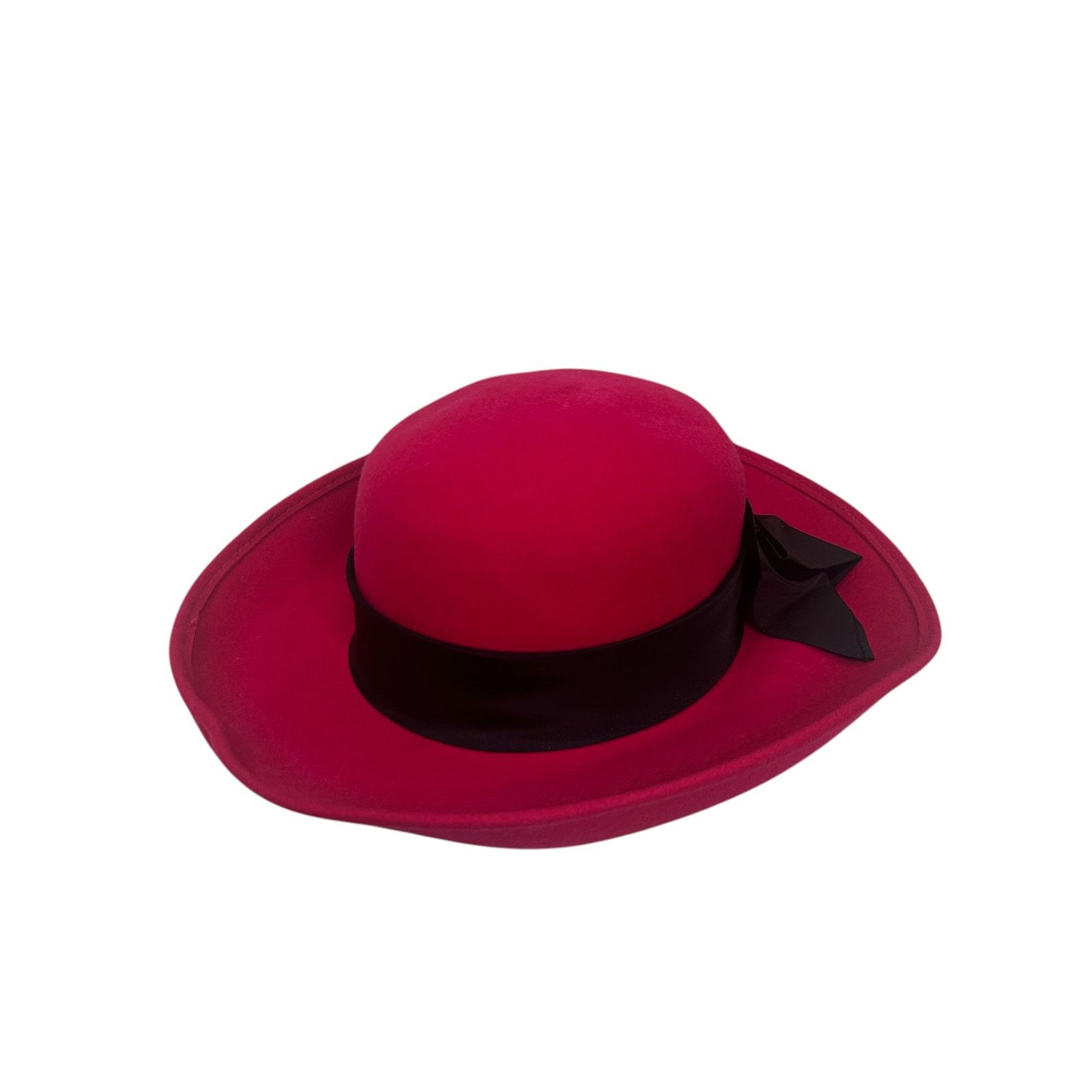 Vintage Vintage Hot Pink Fuchsia Felted Doeskin Hat Bollman Hat Co Size ONE SIZE - 6 Thumbnail
