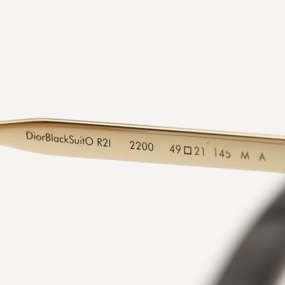 Dior Dior DIORBLACKSUITO R2I 2200 Eyeglasses Havana/Gold 49mm Size ONE SIZE - 9 Thumbnail