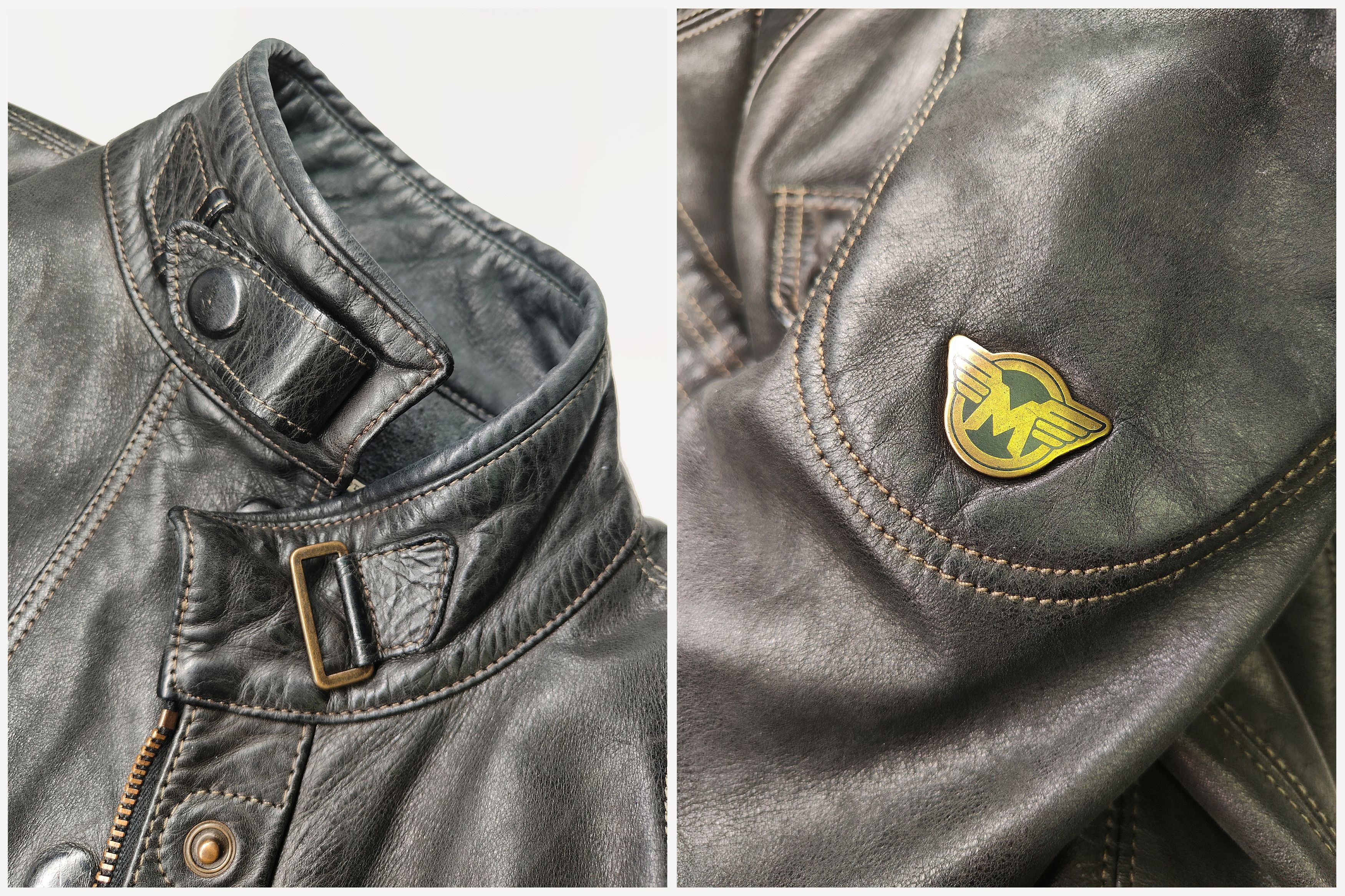 Matchless MATCHLESS _ ITALY _ NOTTING HILL _ LEATHER BIKER JACKET Size M / US 6-8 / IT 42-44 - 5 Thumbnail