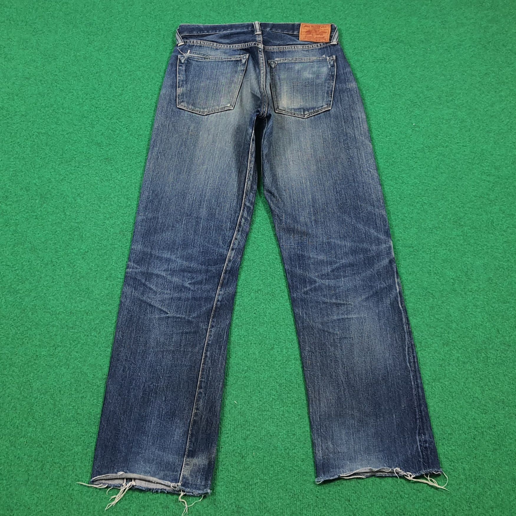 The Real McCoy's Vintage Joe McCoy 901 Selvedge Denim Repro Jeans E1N37 Size US 29 - 3 Thumbnail