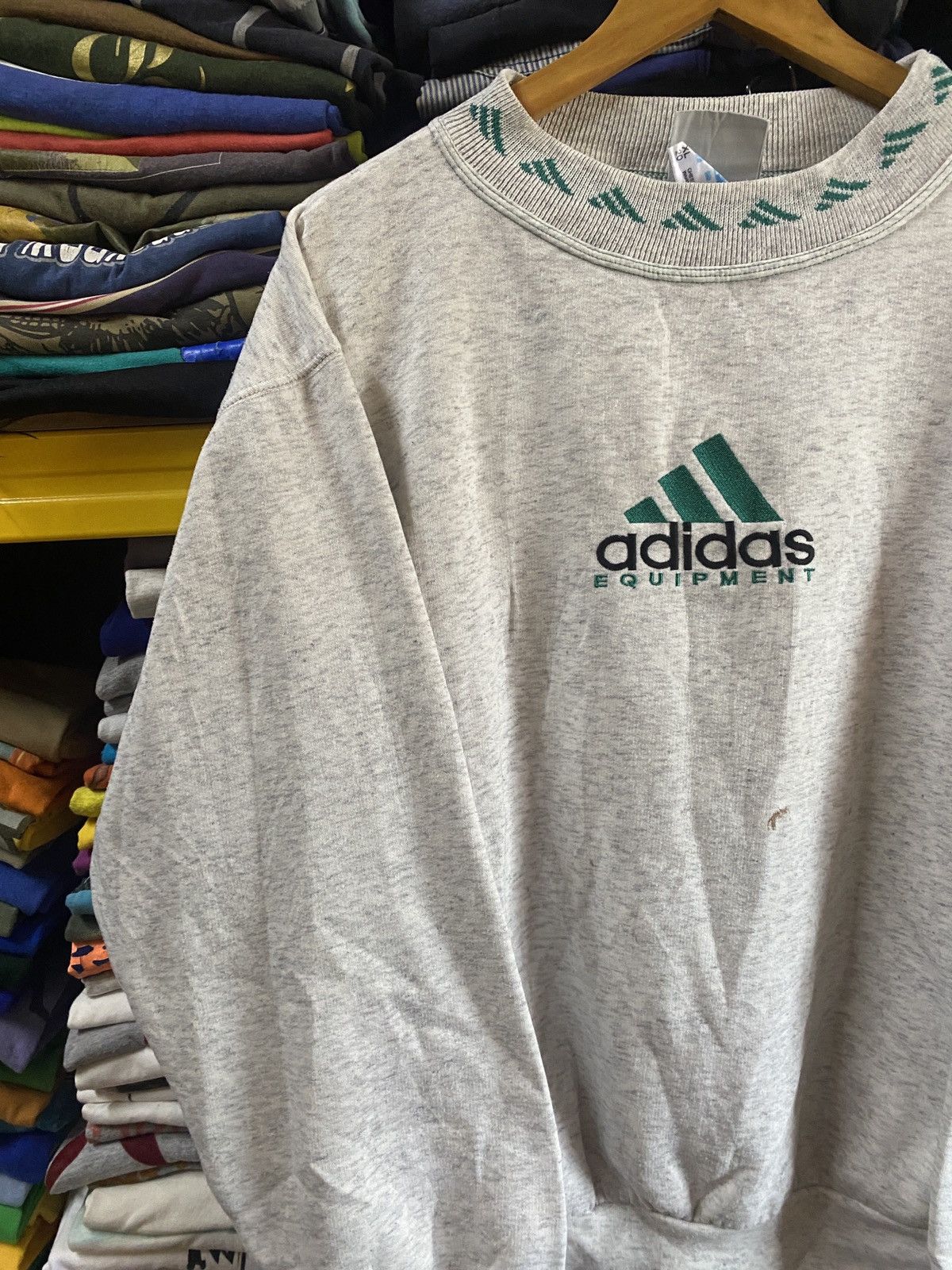 Adidas × Vintage VINTAGE ADIDAS EQUIPMENT LOGO SWEATSHIRT XL LARGE Size XL / US 12-14 / IT 48-50 - 4 Thumbnail