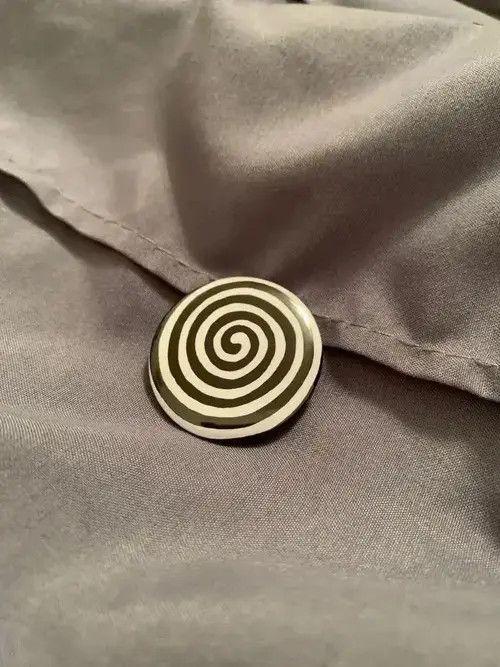Jewelry Spiral Soft Button Pin Size ONE SIZE - 2 Thumbnail