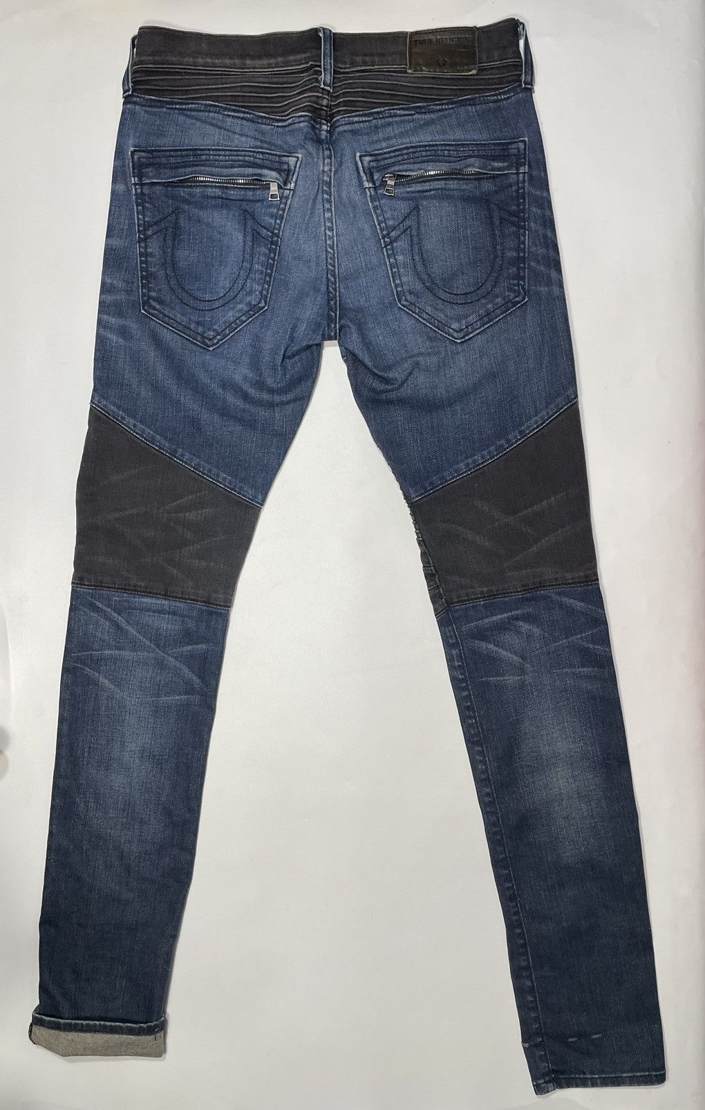 True Religion Vtg True Religion Rocco ripstop distress biker denim skinny Size US 28 / EU 44 - 12 Thumbnail