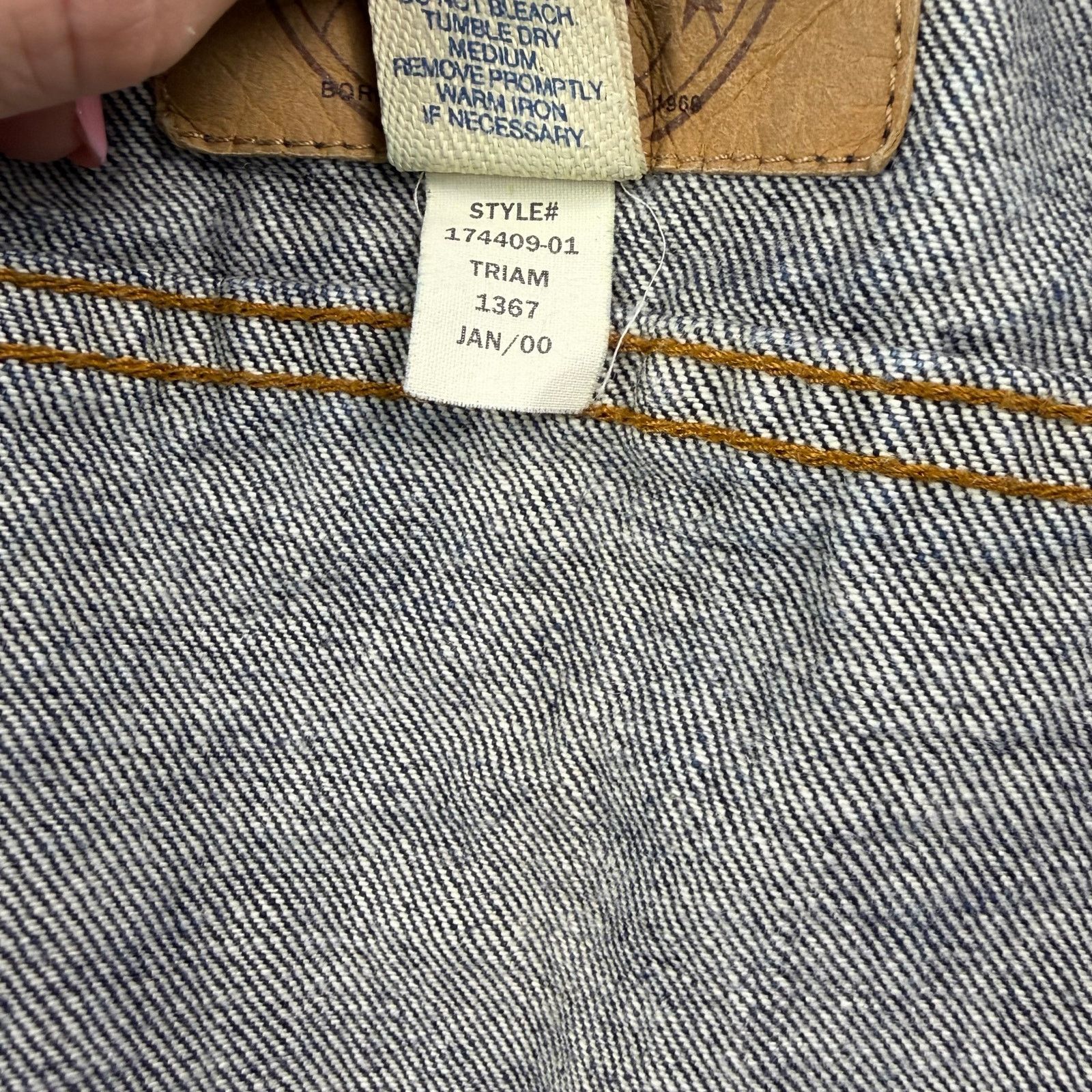 Gap × Vintage Y2K Gap Jean Jacket Vintage Denim Trucker Jacket Men's XS Size US XS / EU 42 / 0 - 6 Thumbnail