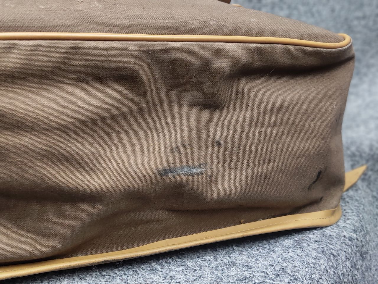 Vintage Vintage 60's Lafuma Two Bicycle Bags in Beige Canvas Bag Size ONE SIZE - 12 Thumbnail