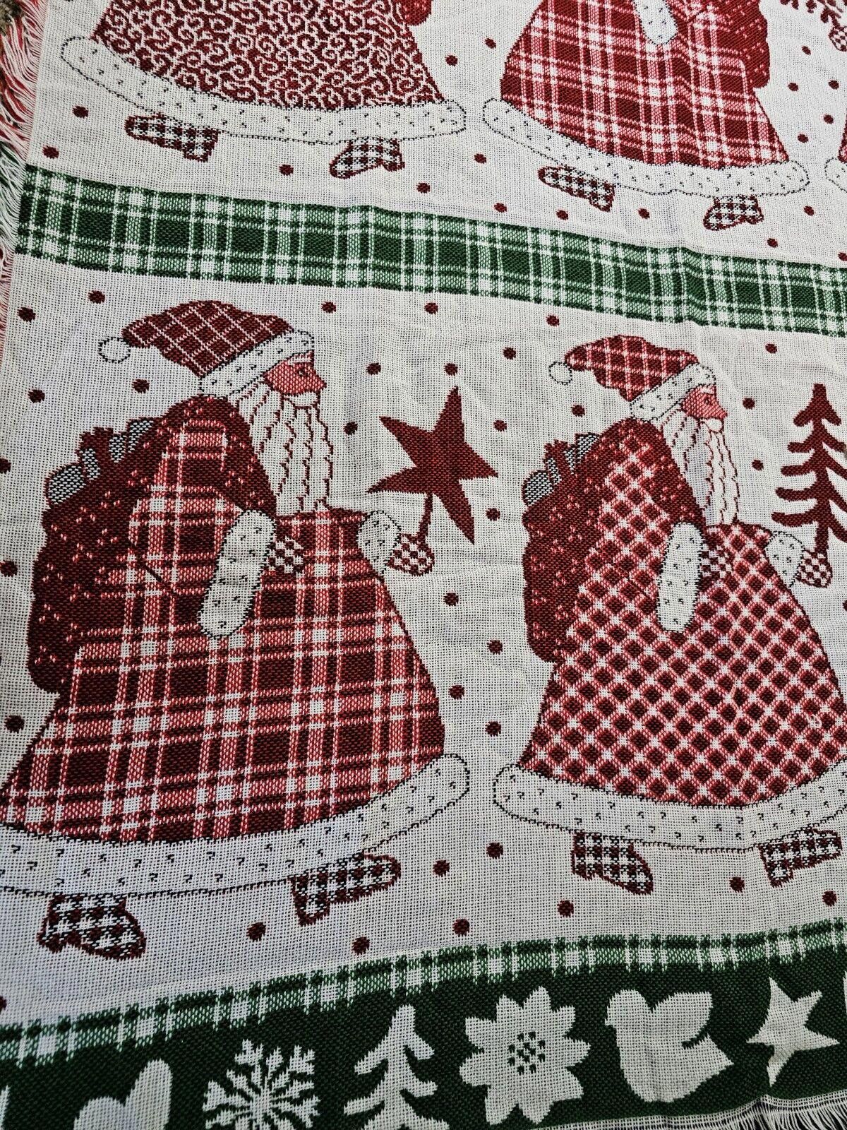 Designer MH inc st Nicholas christmas throw blanket APPROX 47x59 Size ONE SIZE - 2 Thumbnail