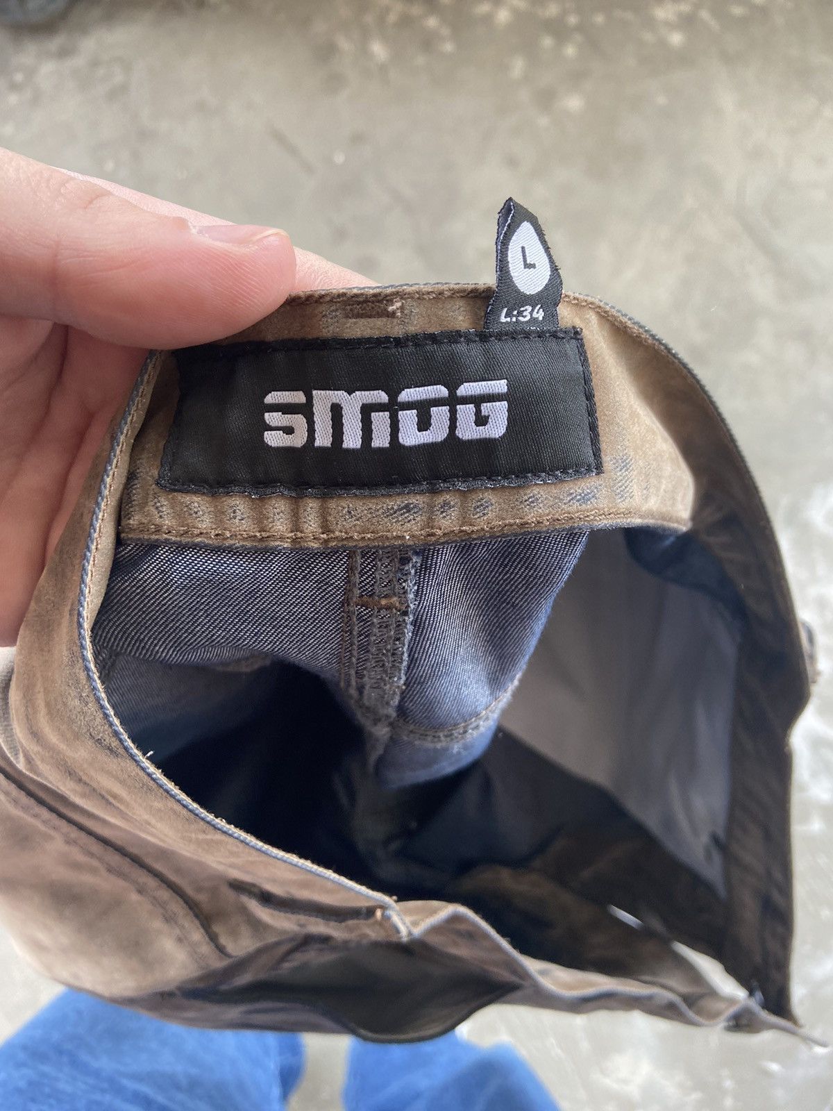 If Six Was Nine × Japanese Brand Vintage Y2K Faded Waxed Jeans Size US 34 / EU 50 - 16 Thumbnail
