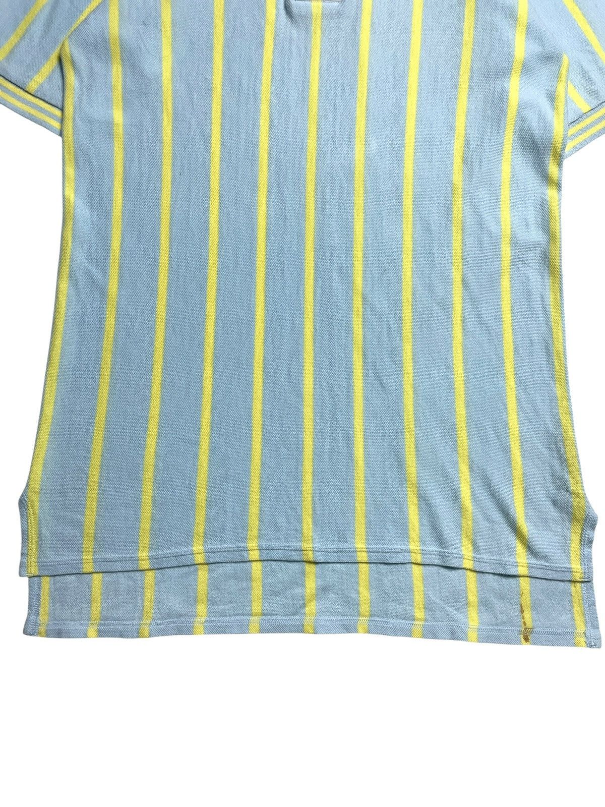 Junko Shimada 1990’s Junko Shimada - Long Stripe Pattern Polo Shirt Size US M / EU 48-50 / 2 - 4 Thumbnail