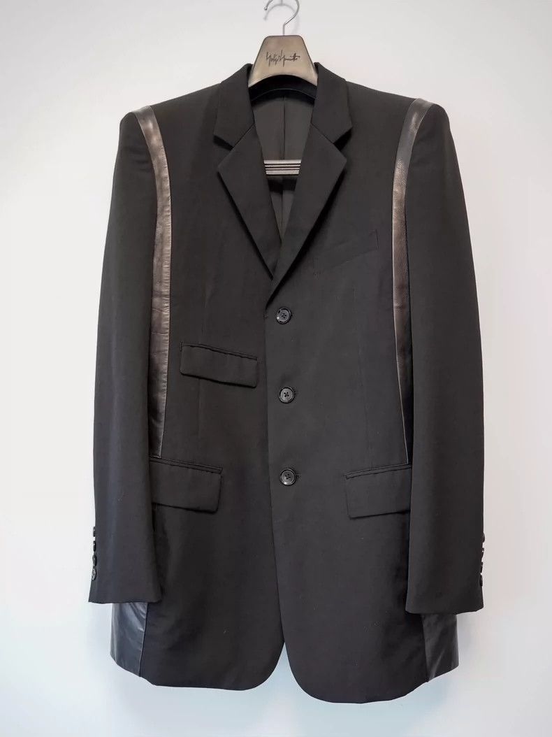 Yohji Yamamoto YohjiYamamoto 2009SS first year slogan leather jacket-2505 Size US L / EU 52-54 / 3 - 1 Thumbnail