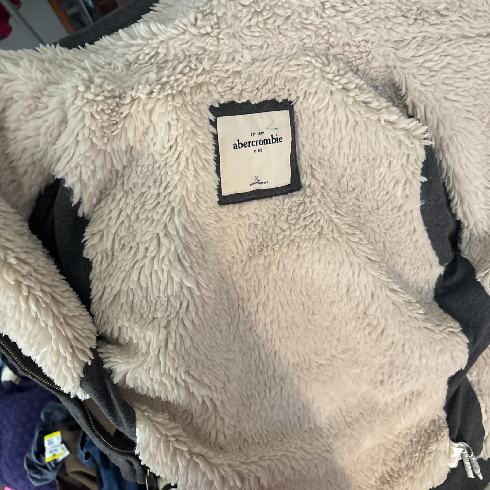 Other y2k fur lined Abercrombie kids fitted jacket Size XL / US 12-14 / IT 48-50 - 5 Thumbnail