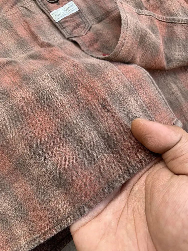 Ego Tripping Ego Tripping Japan shadow plaid western flannel shirt Size US S / EU 44-46 / 1 - 7 Thumbnail
