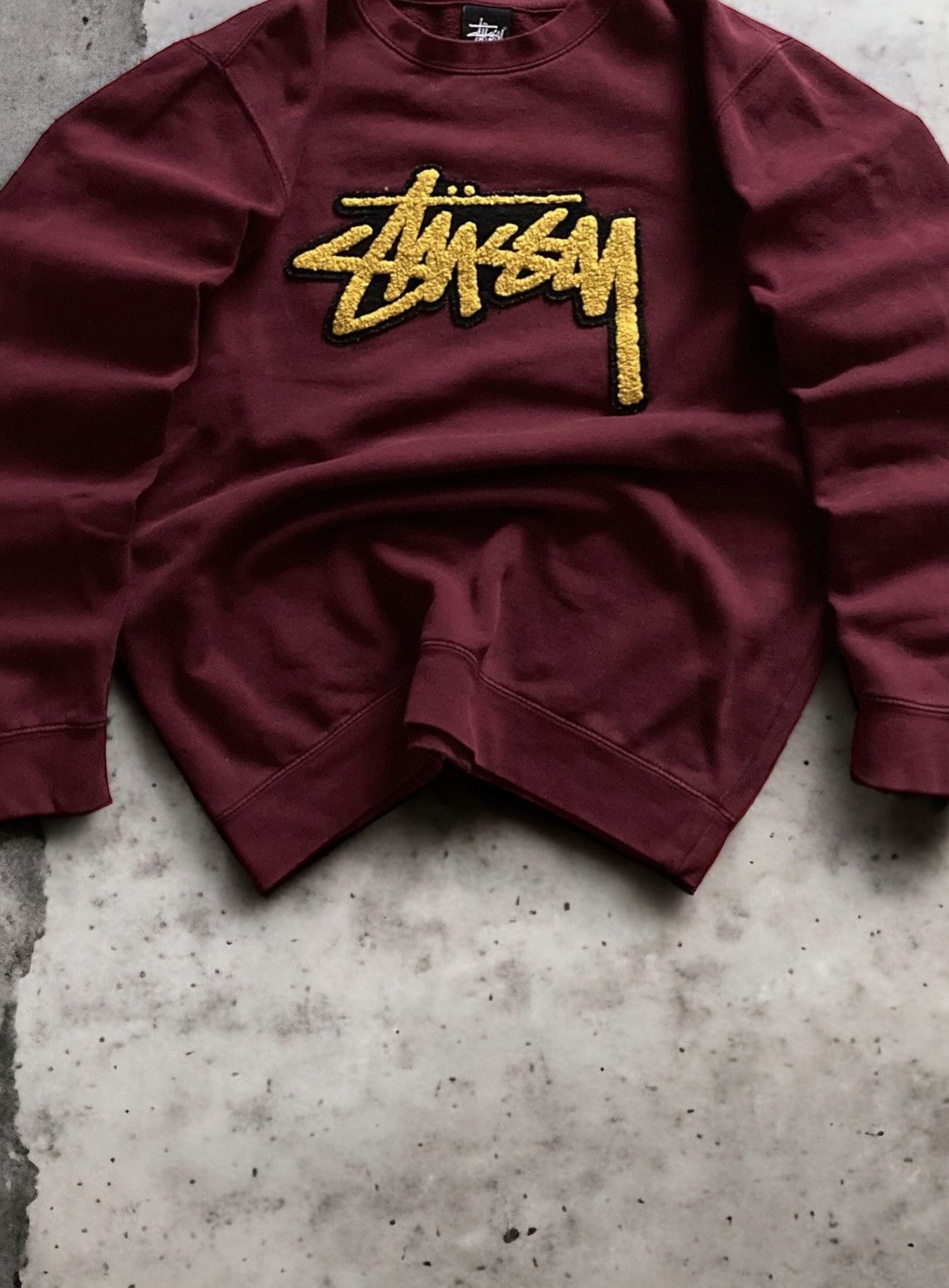 Stussy × Vintage RARE Stussy Big logo crewneck sweatshirt M Vintage y2k Size US M / EU 48-50 / 2 - 3 Thumbnail
