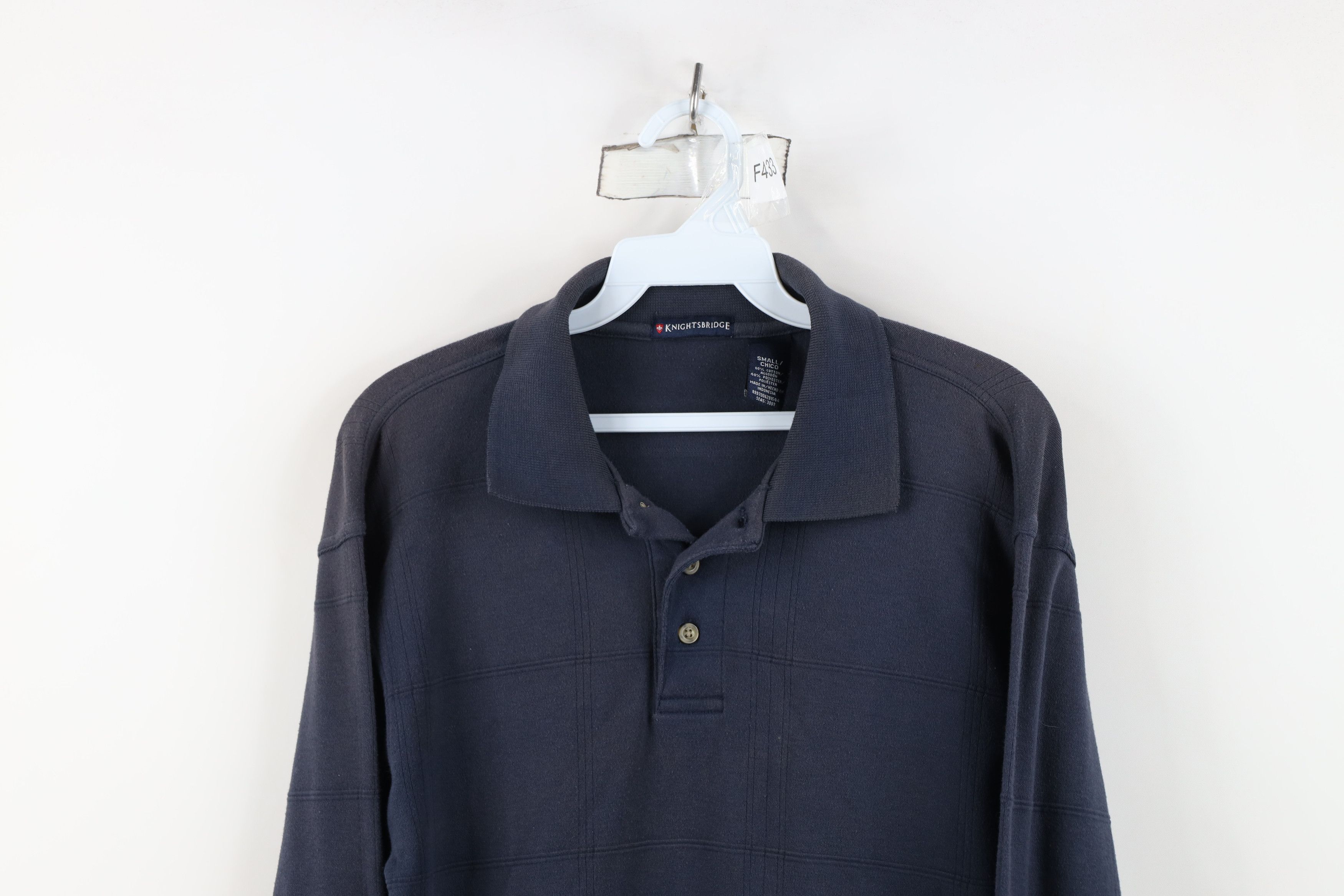 Vintage Vintage 90s Streetwear Checkered Long Sleeve Rugby Polo Size US S / EU 44-46 / 1 - 2 Thumbnail