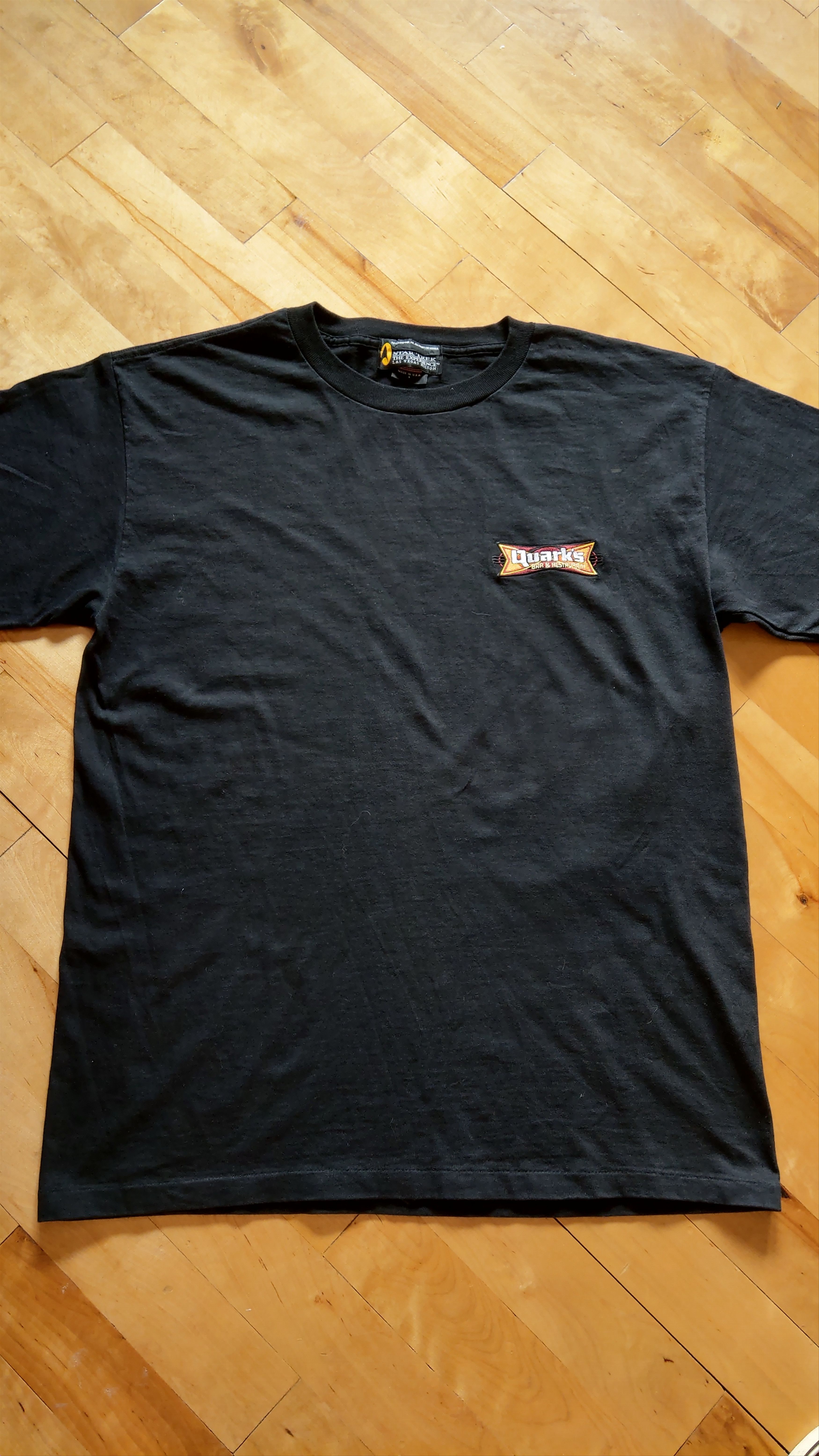 Vintage STAR TREK Quark's Bar & Restaurant Shirt Las Vegas Vtg 90s Size US L / EU 52-54 / 3 - 1 Thumbnail