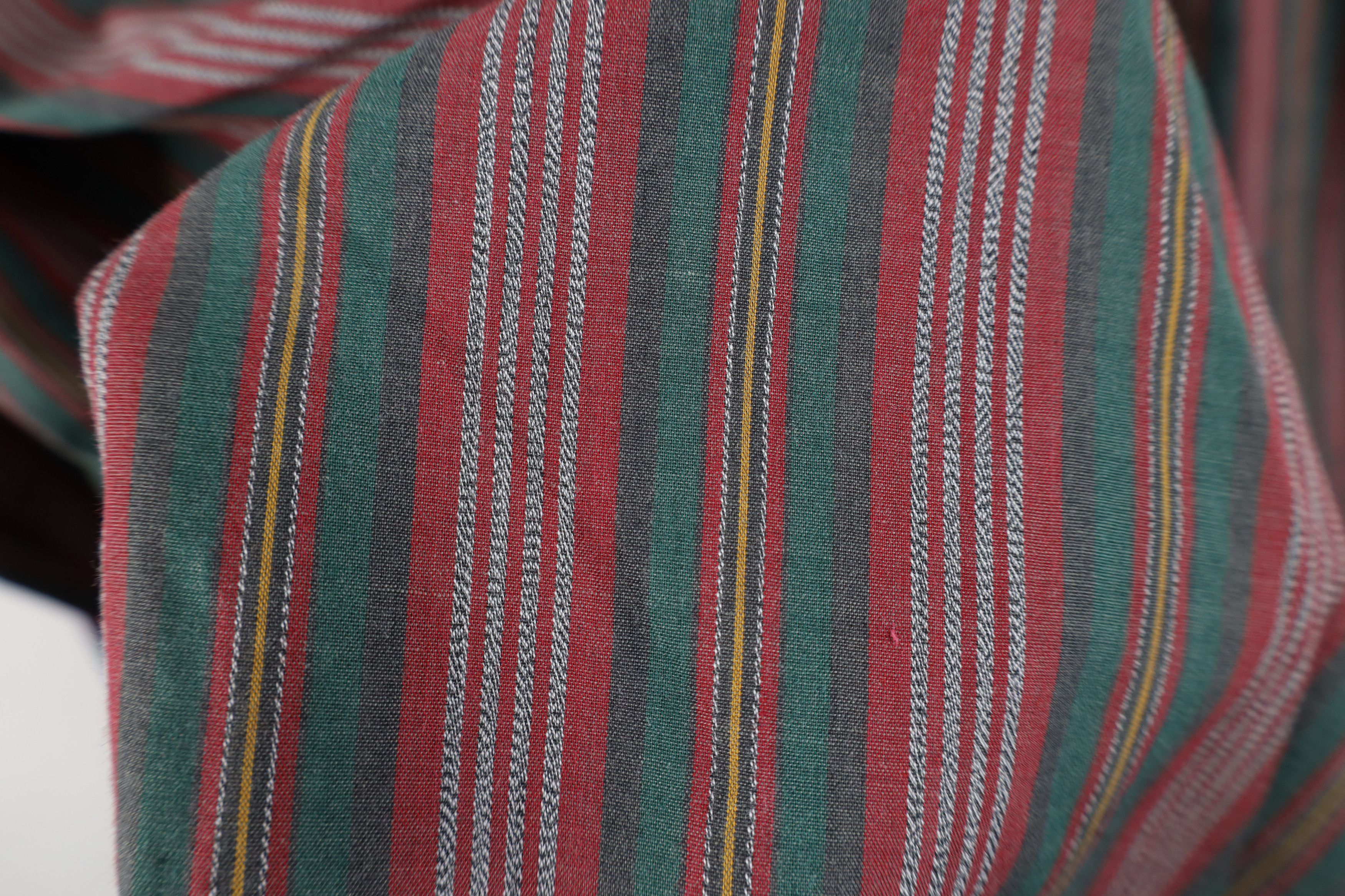 Vintage Vintage 90s Streetwear Rainbow Striped Collared Button Shirt Size US XL / EU 56 / 4 - 7 Thumbnail