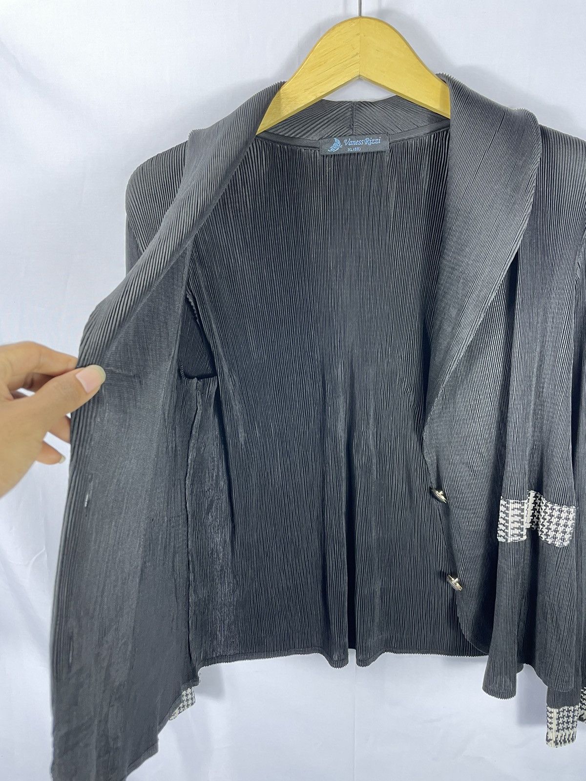 Issey Miyake × Japanese Brand × Yohji Yamamoto Blazer Undefined pleats Jacket Shirt ,Style issey outer Size US M / EU 48-50 / 2 - 3 Thumbnail