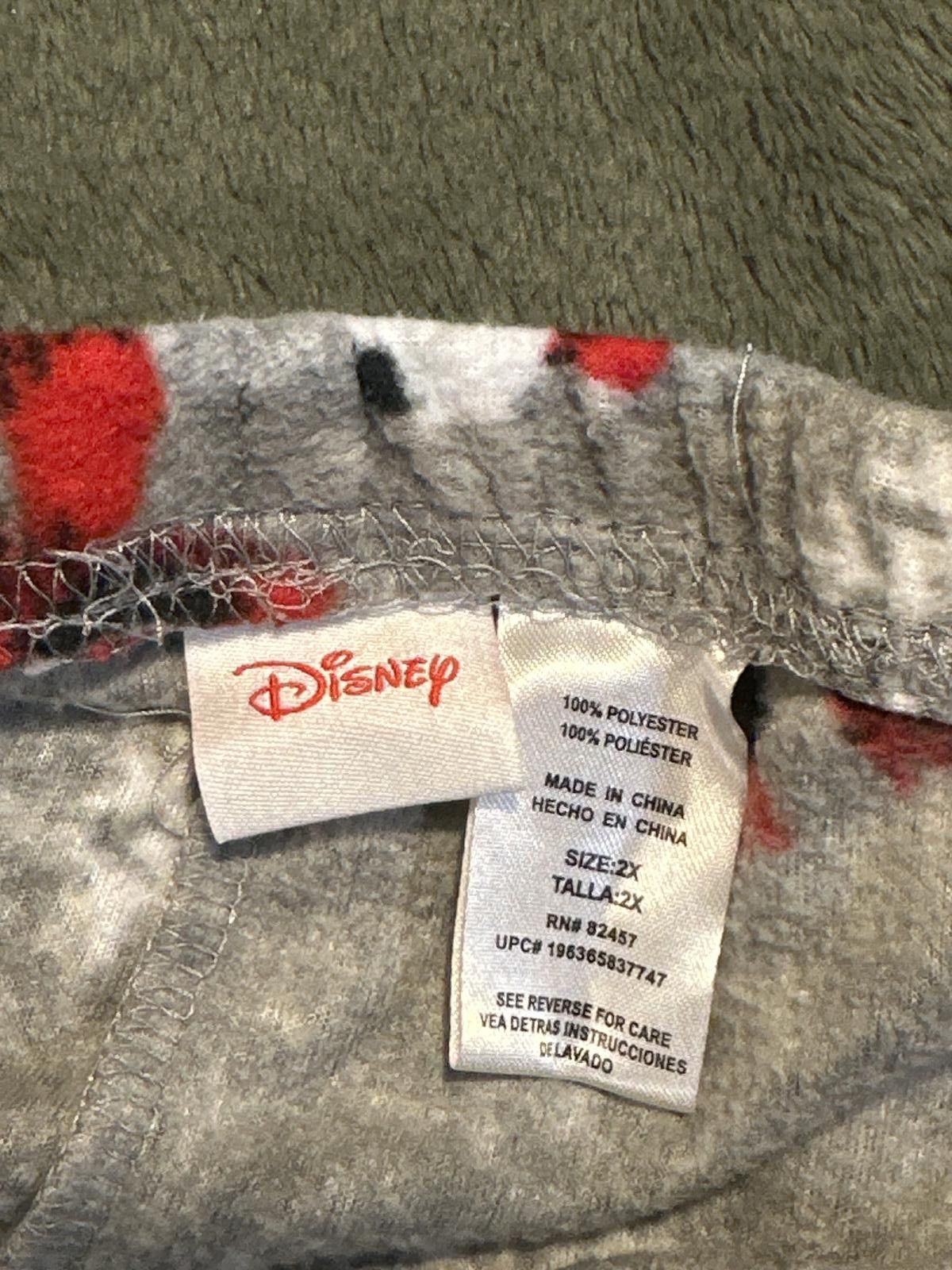 Disney Mickey Mouse Christmas Men's Grey XXL Sweatpants Size US 40 / EU 56 - 3 Thumbnail