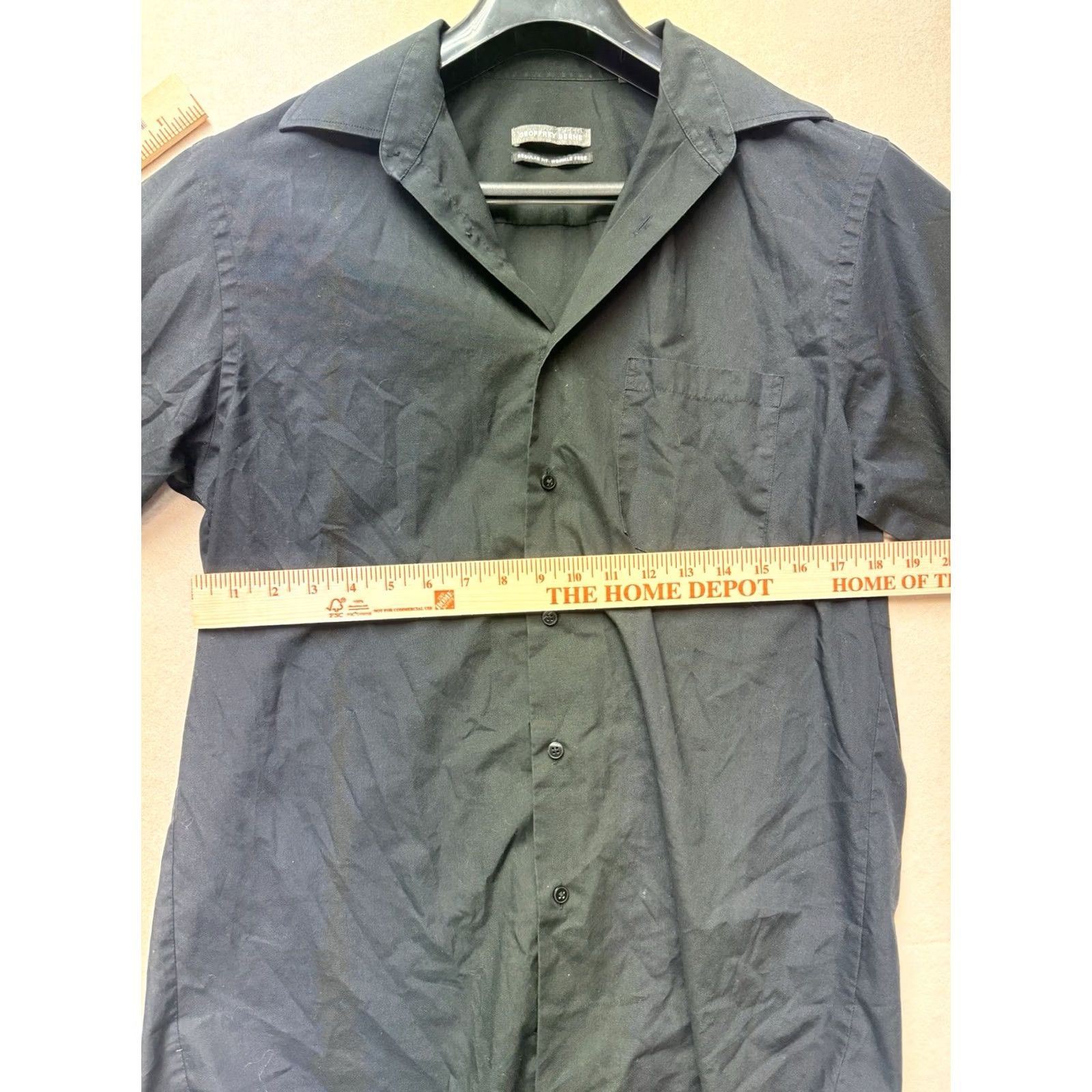 Geoffrey Beene Geoffrey Beene Men's Black Long Sleeve Button-Up Shirt M Wrinkle Free Button-Up Size US M / EU 48-50 / 2 - 4 Thumbnail