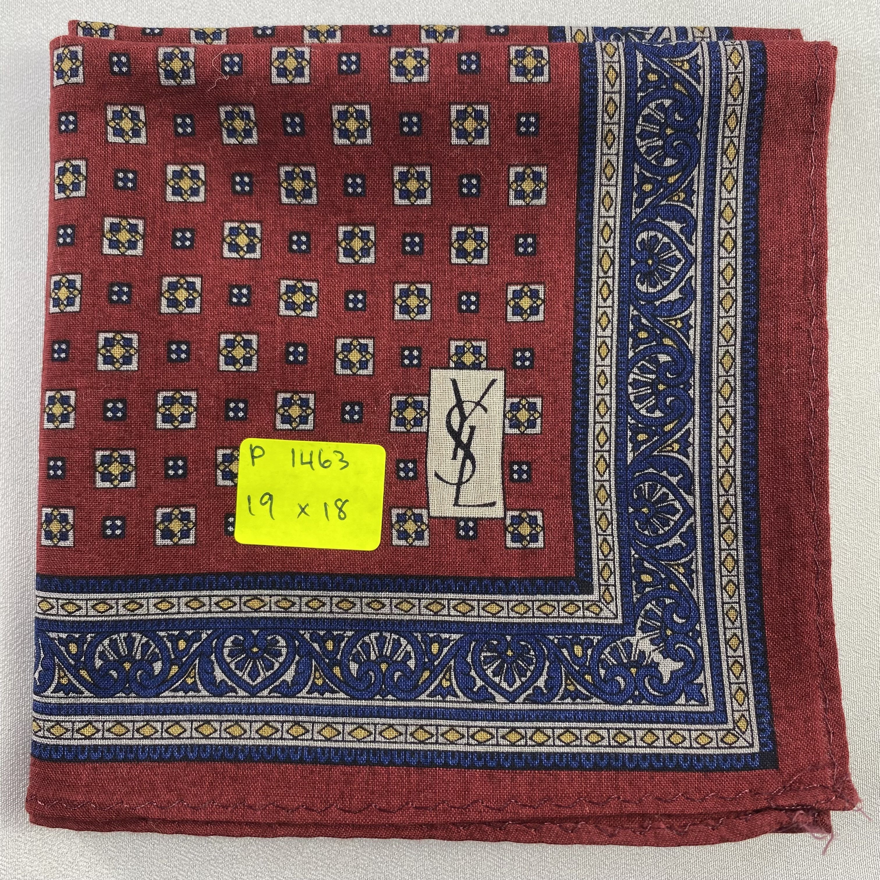 Vintage Yves Saint Laurent Handkerchief / Neckerchief-P1463 Size ONE SIZE - 5 Thumbnail