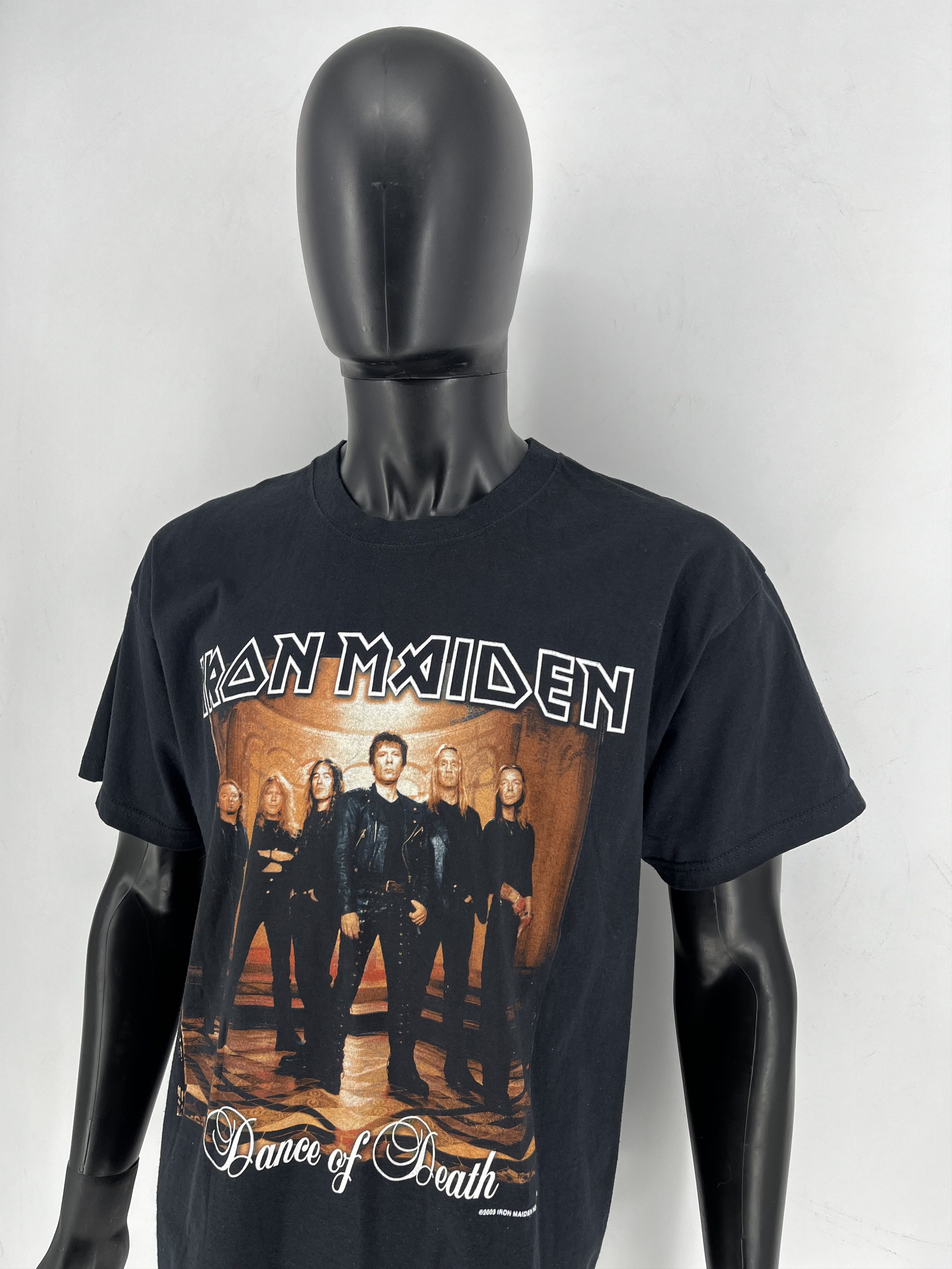 Band Tees Vintage Iron Maiden 2003 Dance of Death T-shirt Size US XL / EU 56 / 4 - 4 Thumbnail